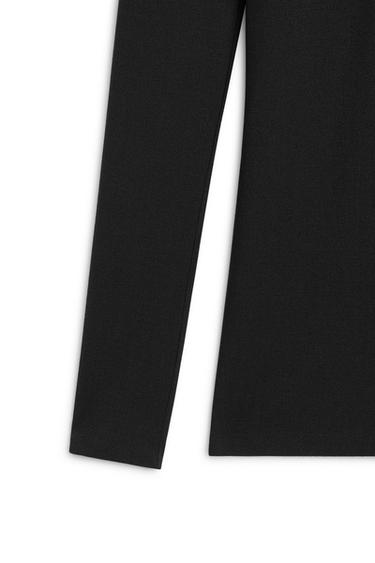 Stretch wool blend crew neck top - LIMITED EDITION — CHARCOAL 8