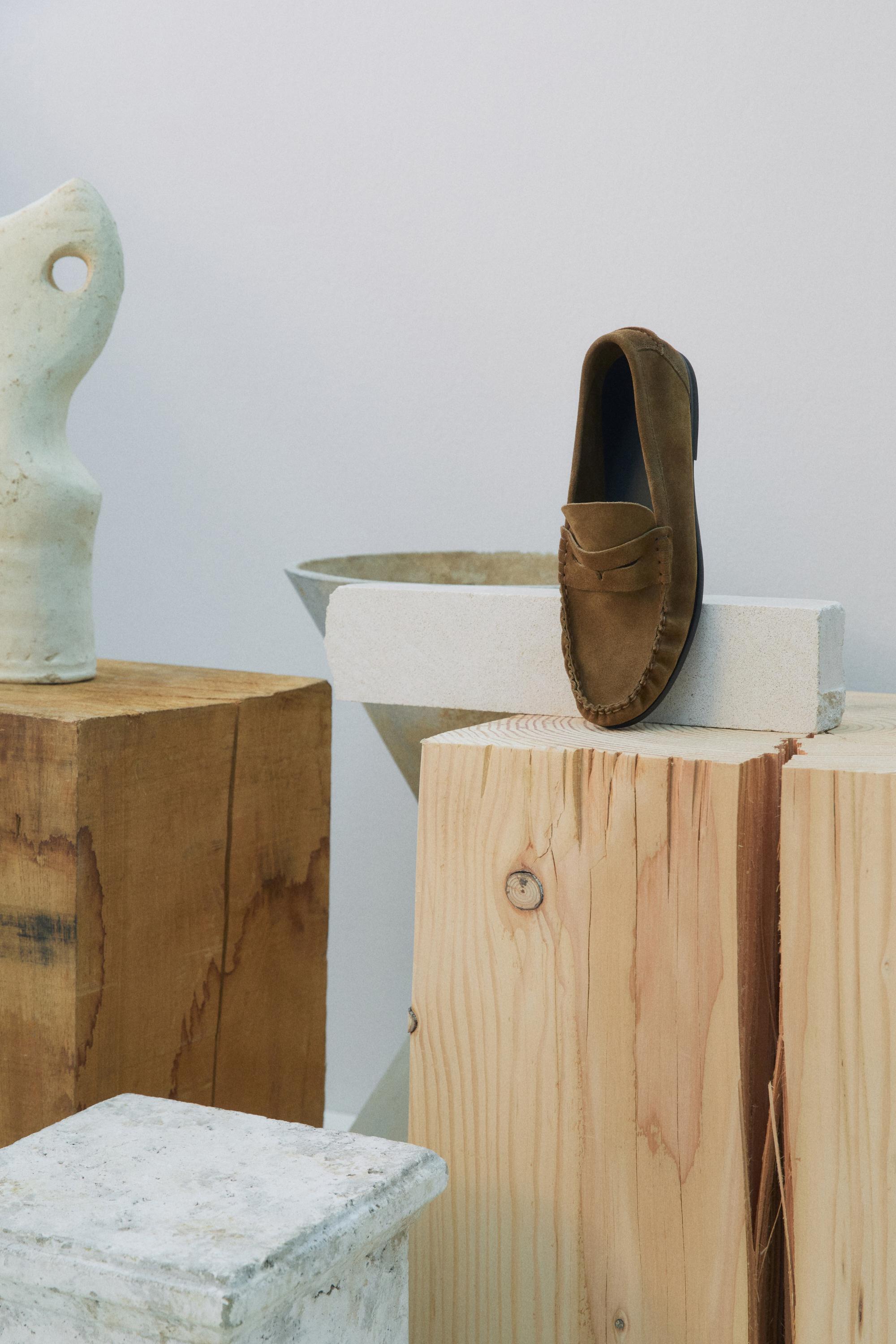 Soft leather penny loafers — OCHRE