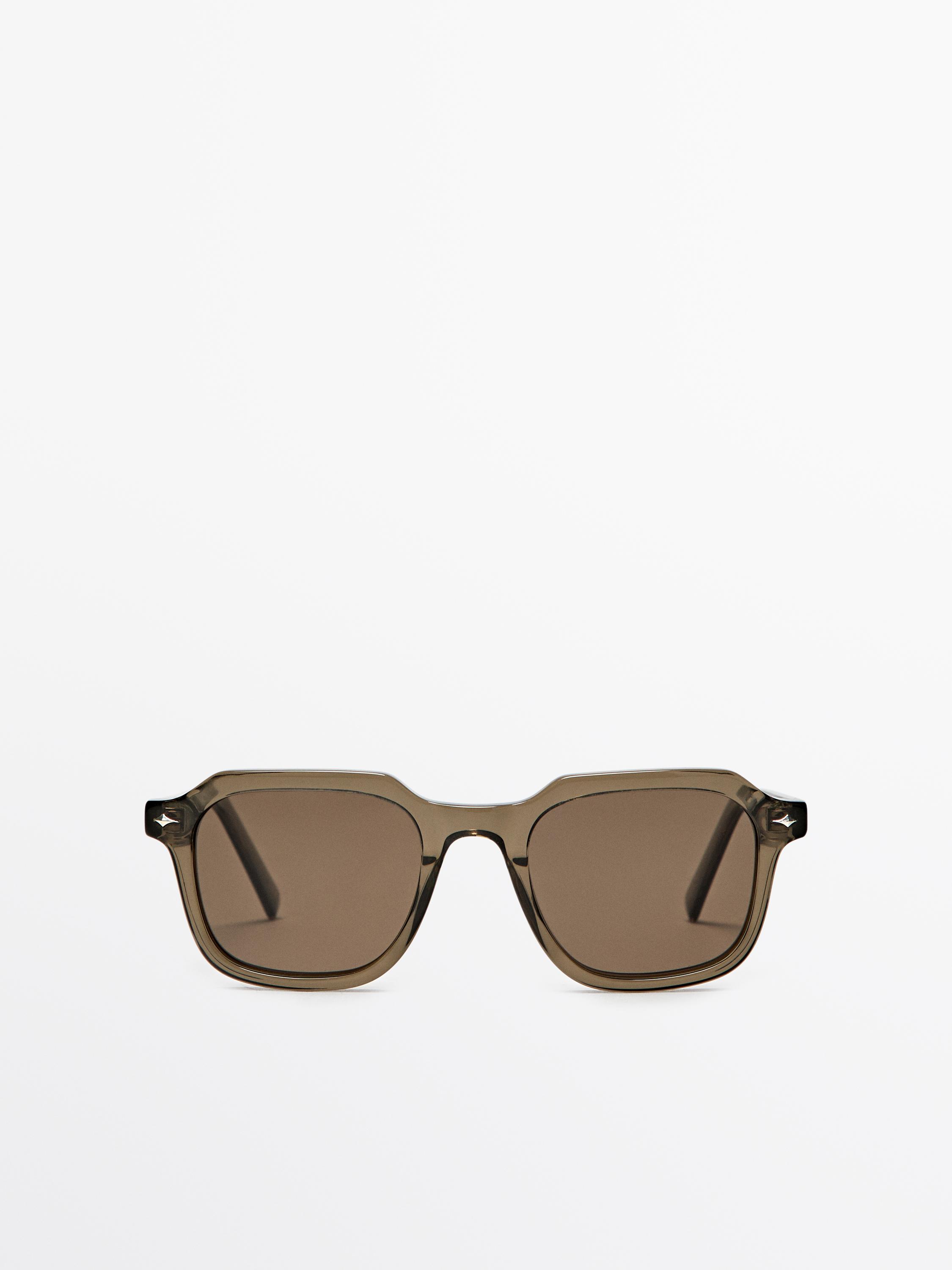 Square sunglasses — PALE GREEN