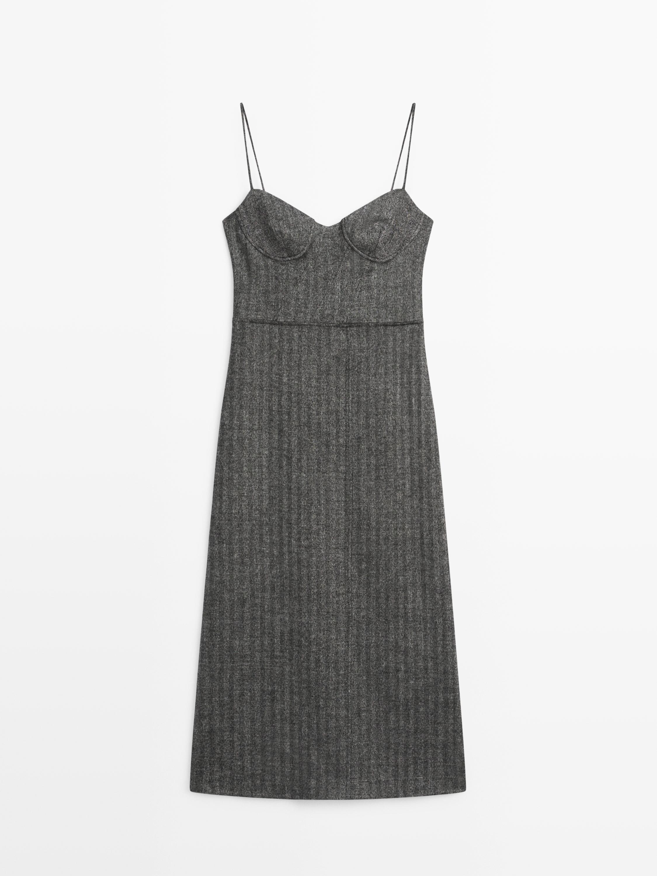 Vestido midi tirantes
