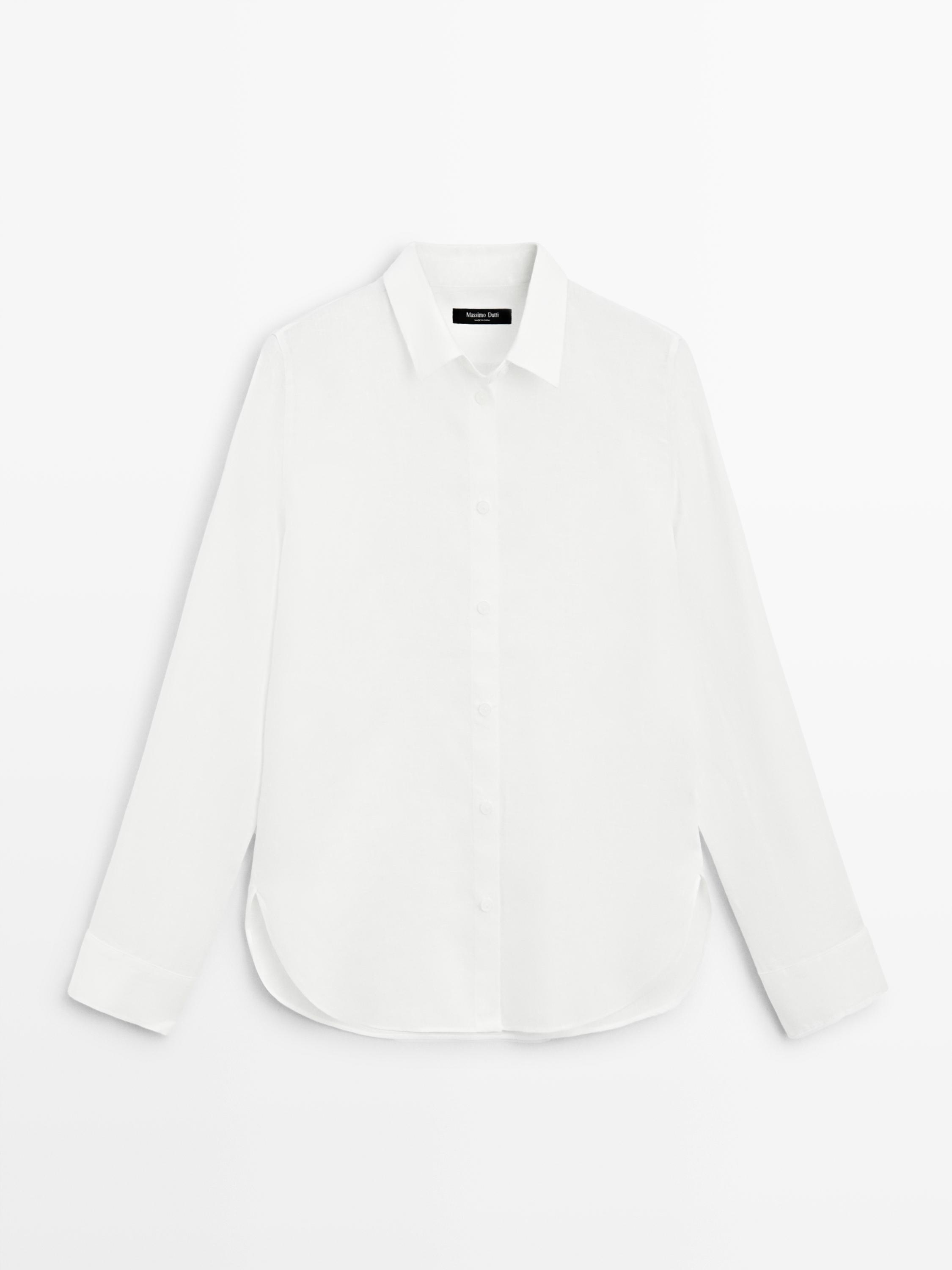 Flowing 100% linen shirt
