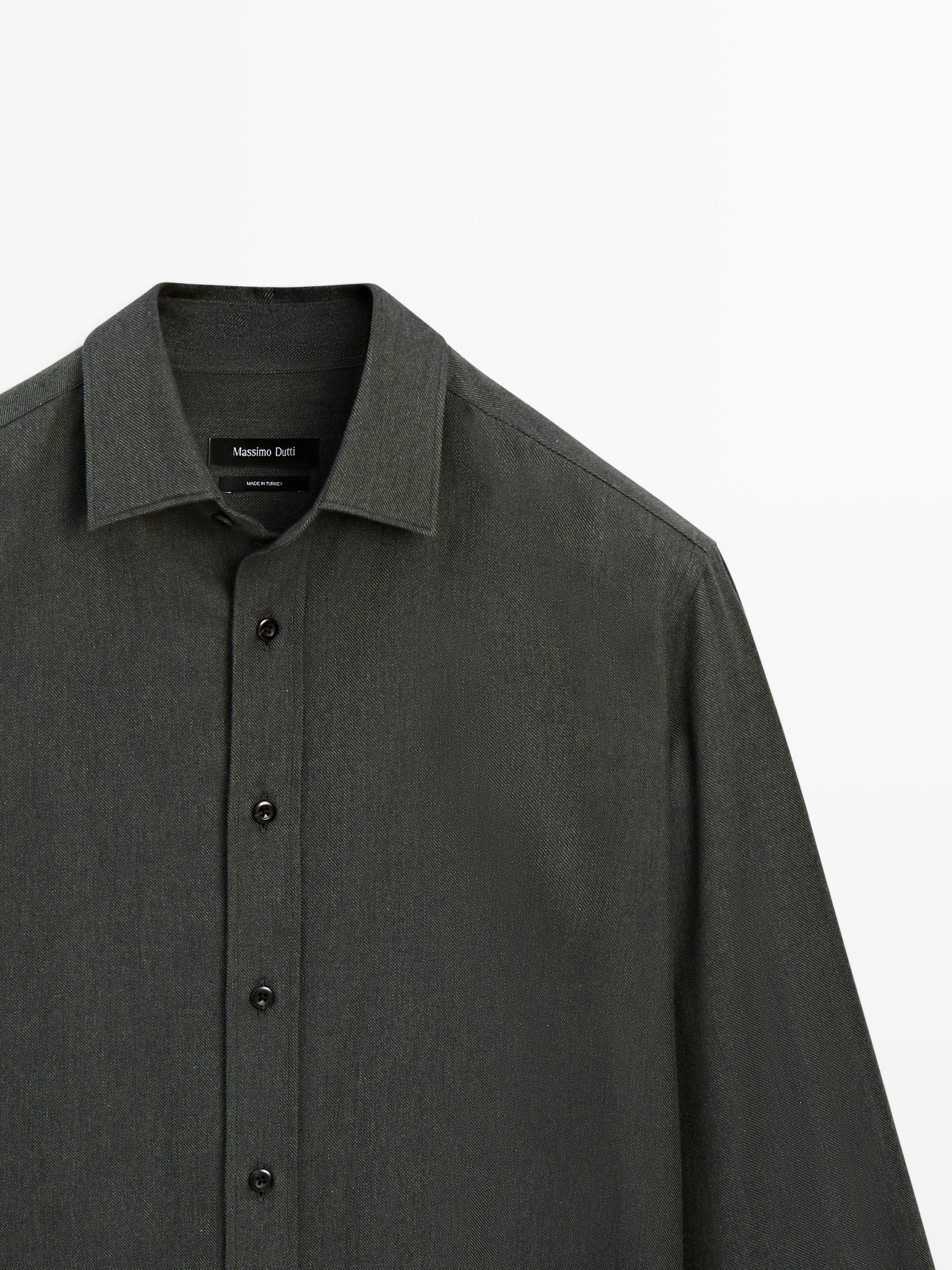 100% cotton twill shirt
