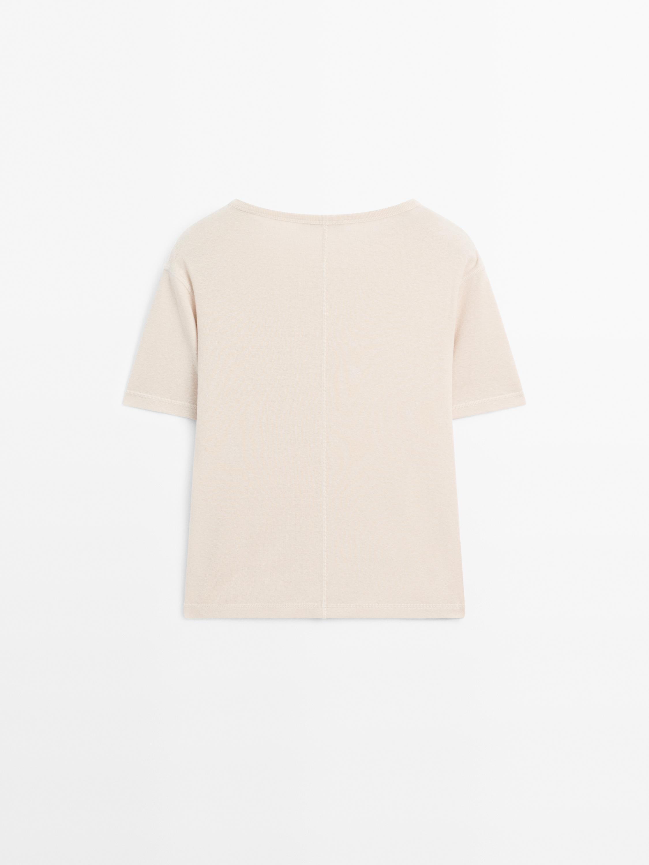 Faded 100% cotton T-shirt
