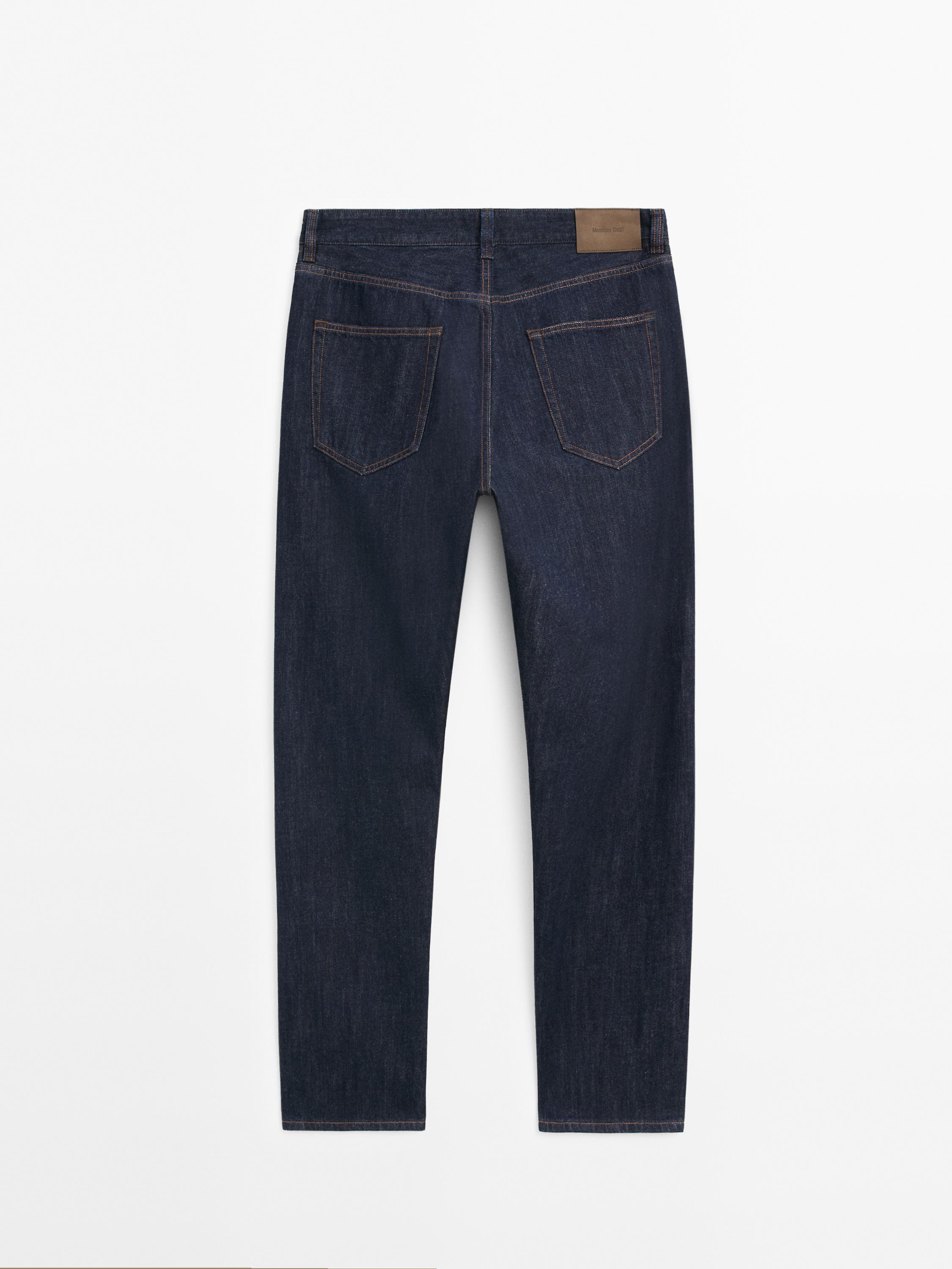 Relaxed fit selvedge jeans