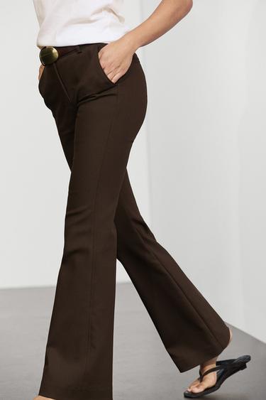 Technical flare fit pants — Chocolate 5