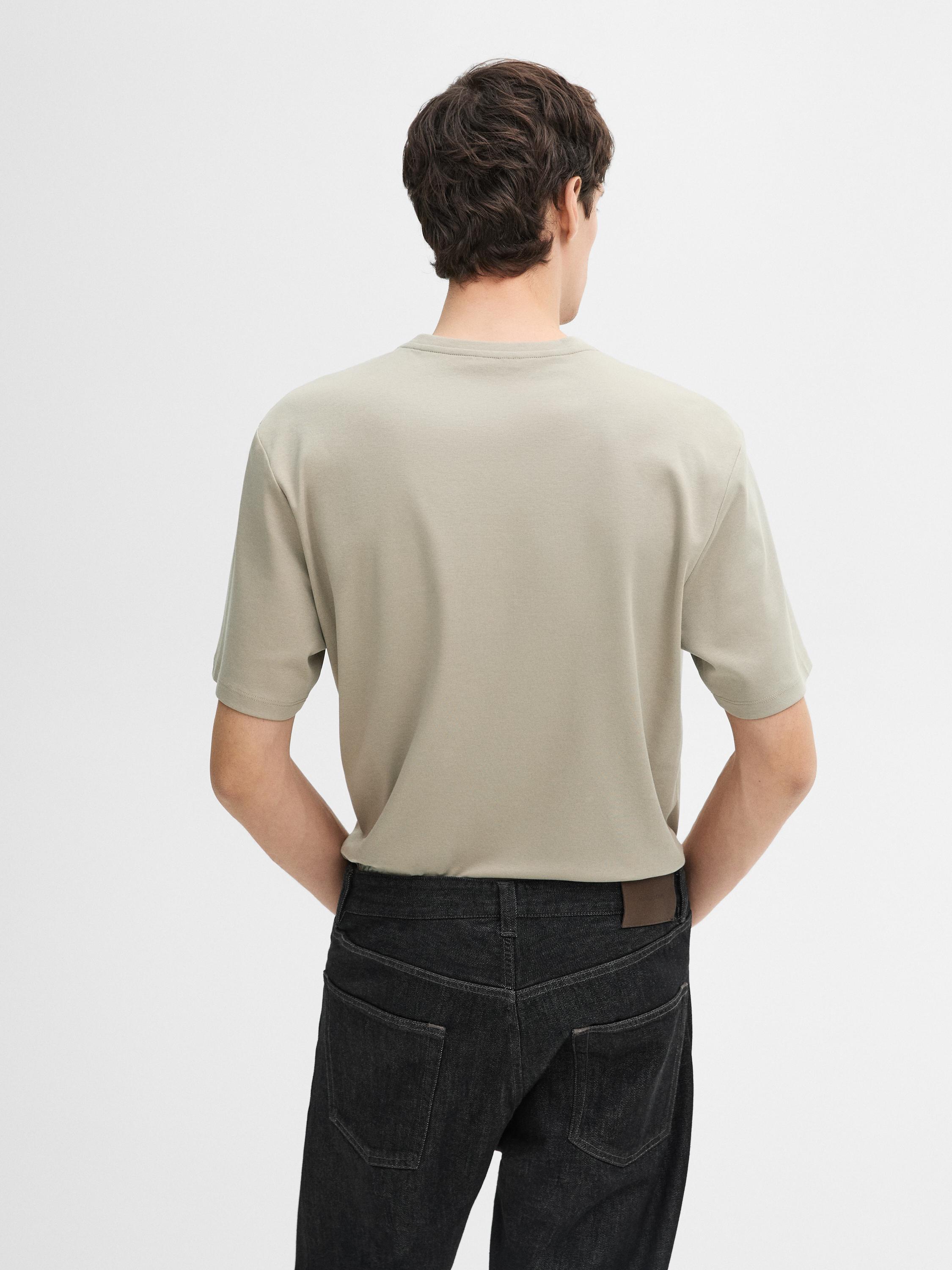 100% mercerised cotton T-shirt