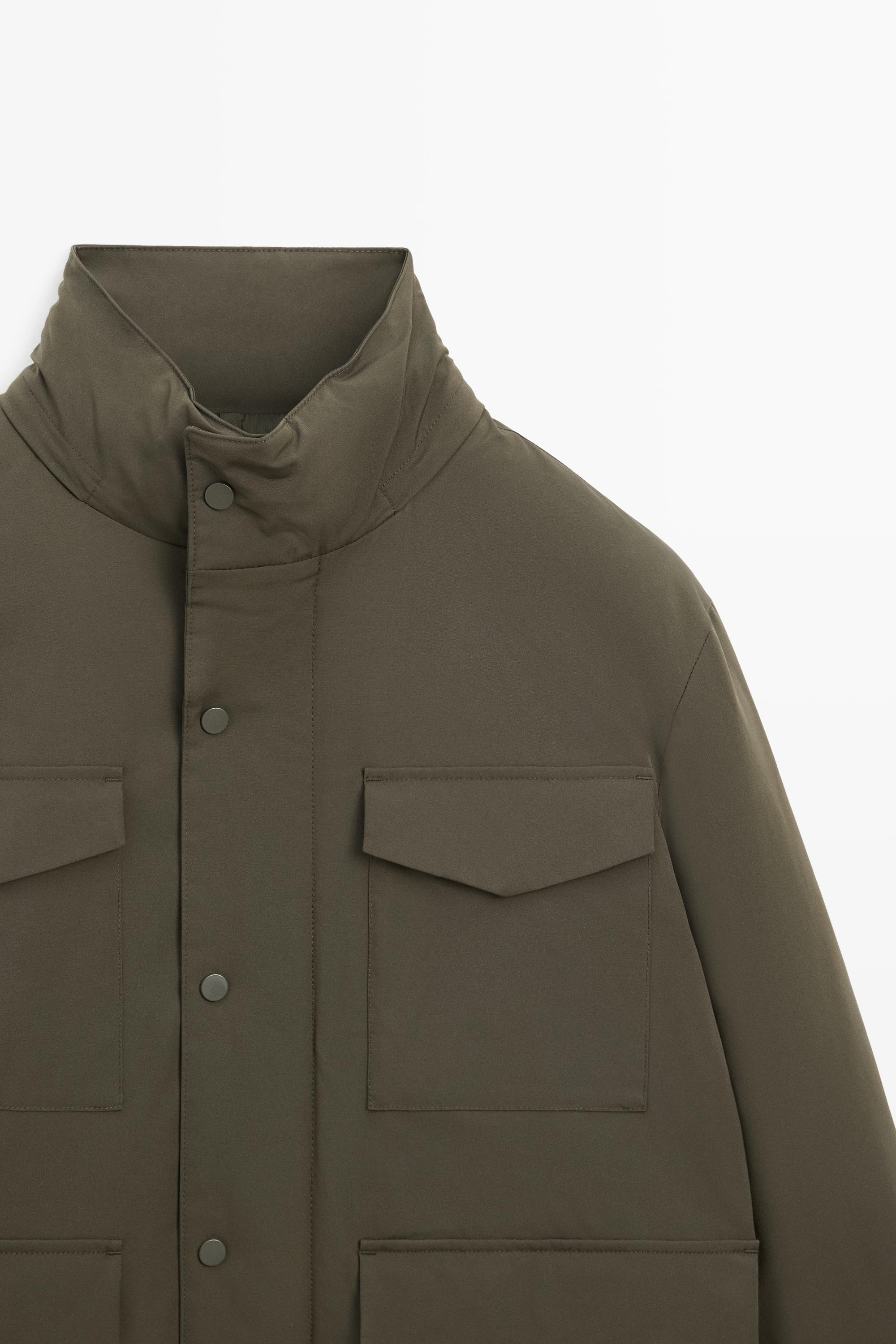Massimo Dutti Cepli şişme mont görsel 5
