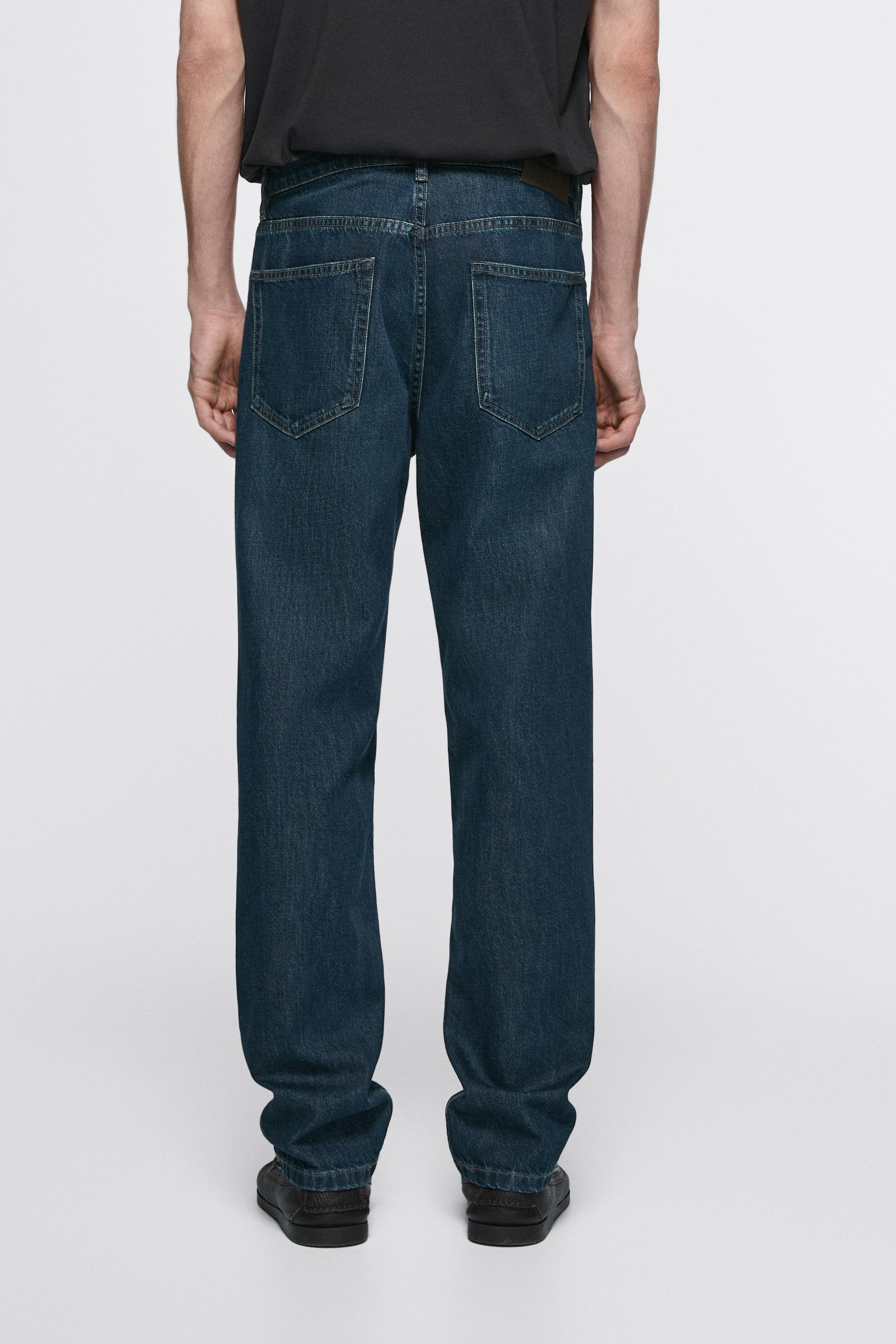 Tapered fit jeans — NAVY BLUE