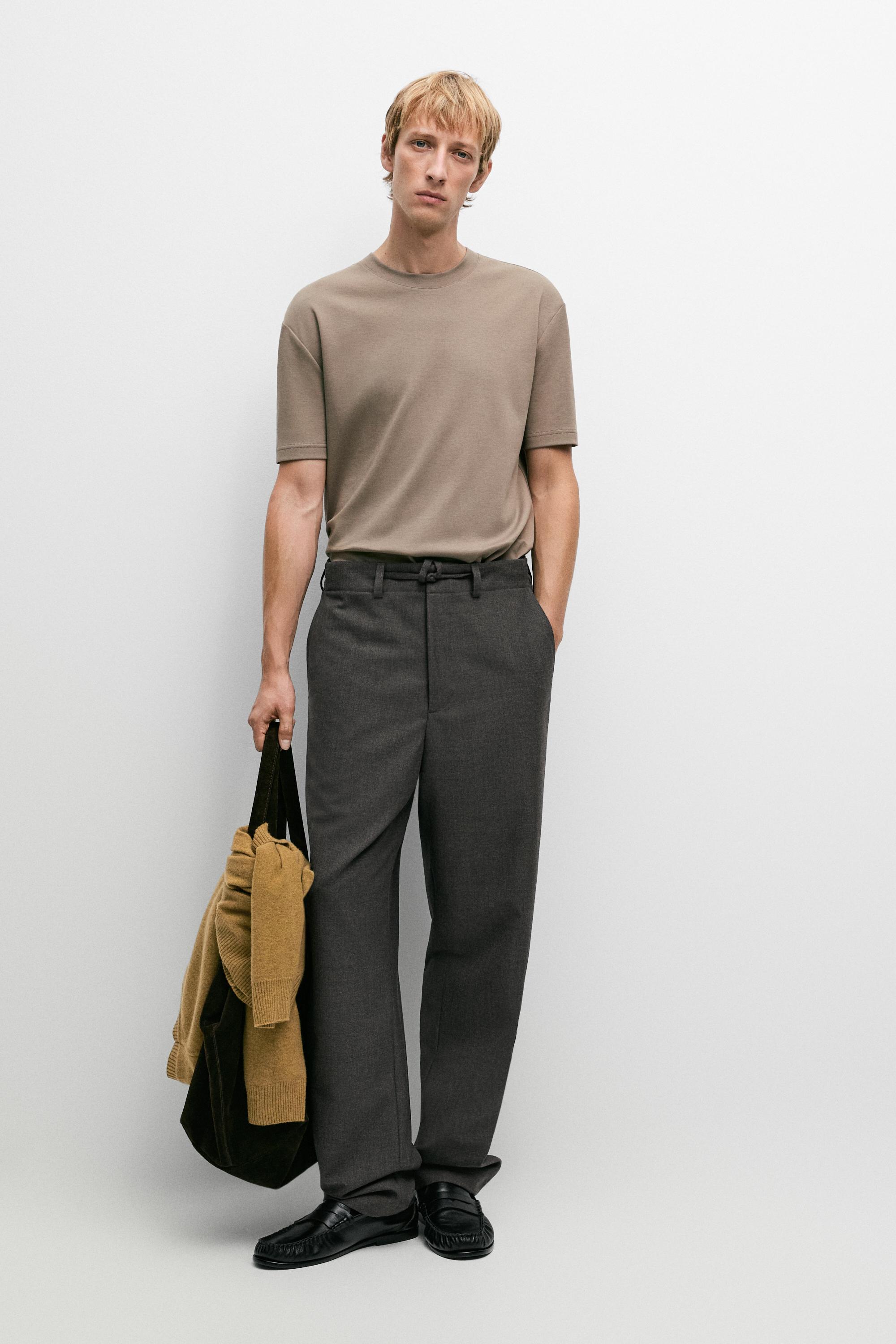 Short sleeve seam detail T-shirt