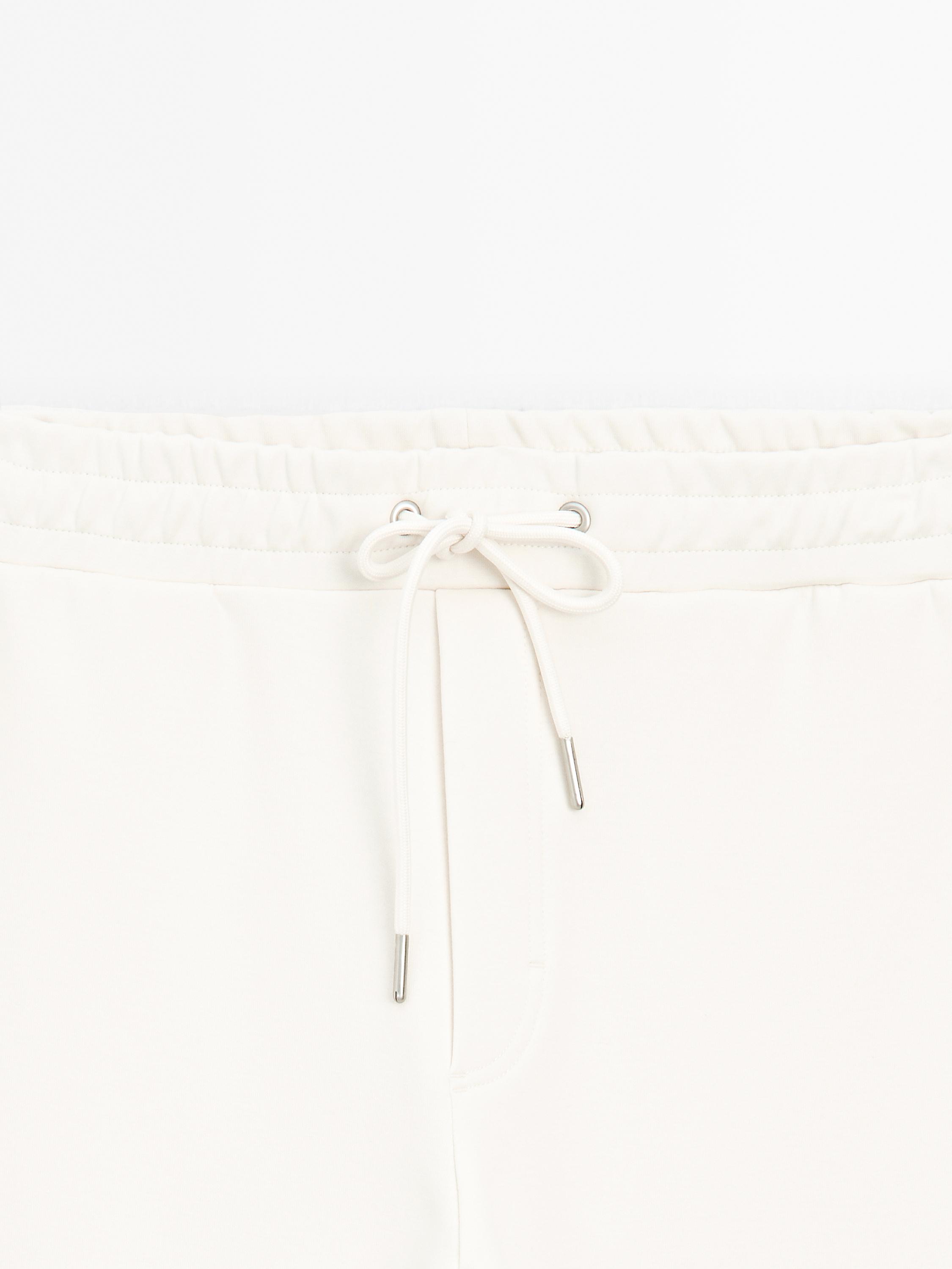 Cotton blend jogger fit trousers