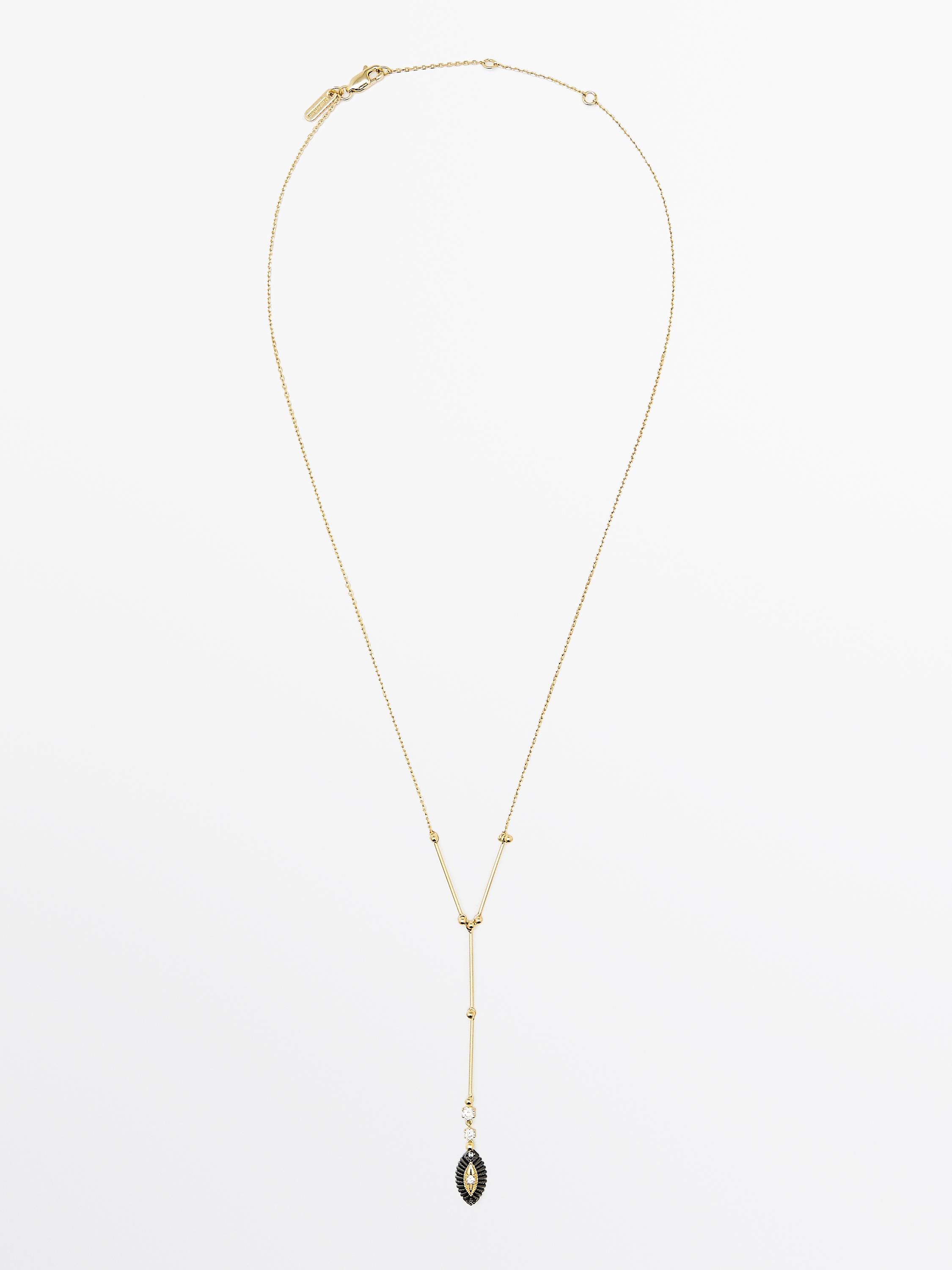 Yaltiroq strazli kolye