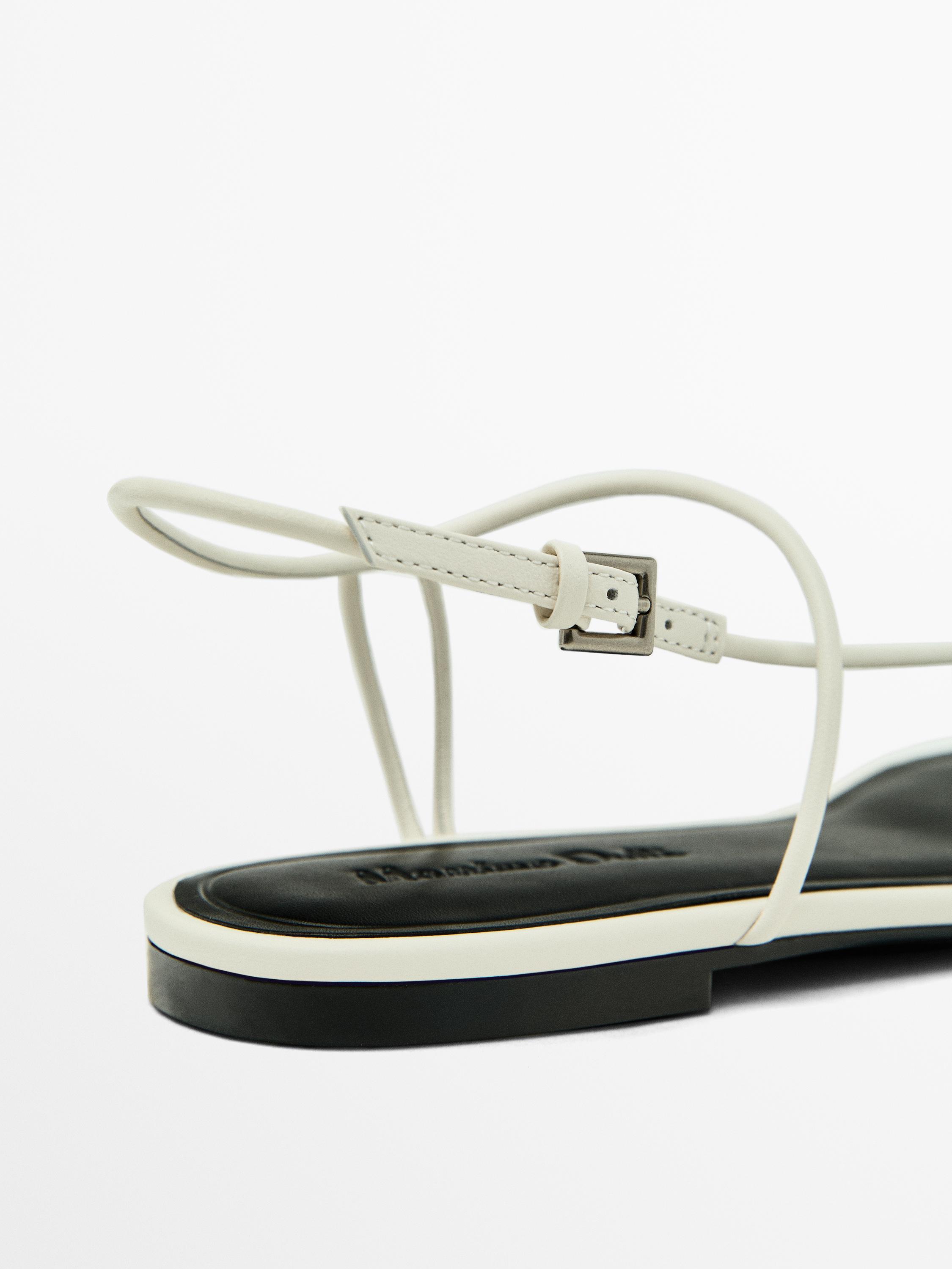 Flat multi strap sandals