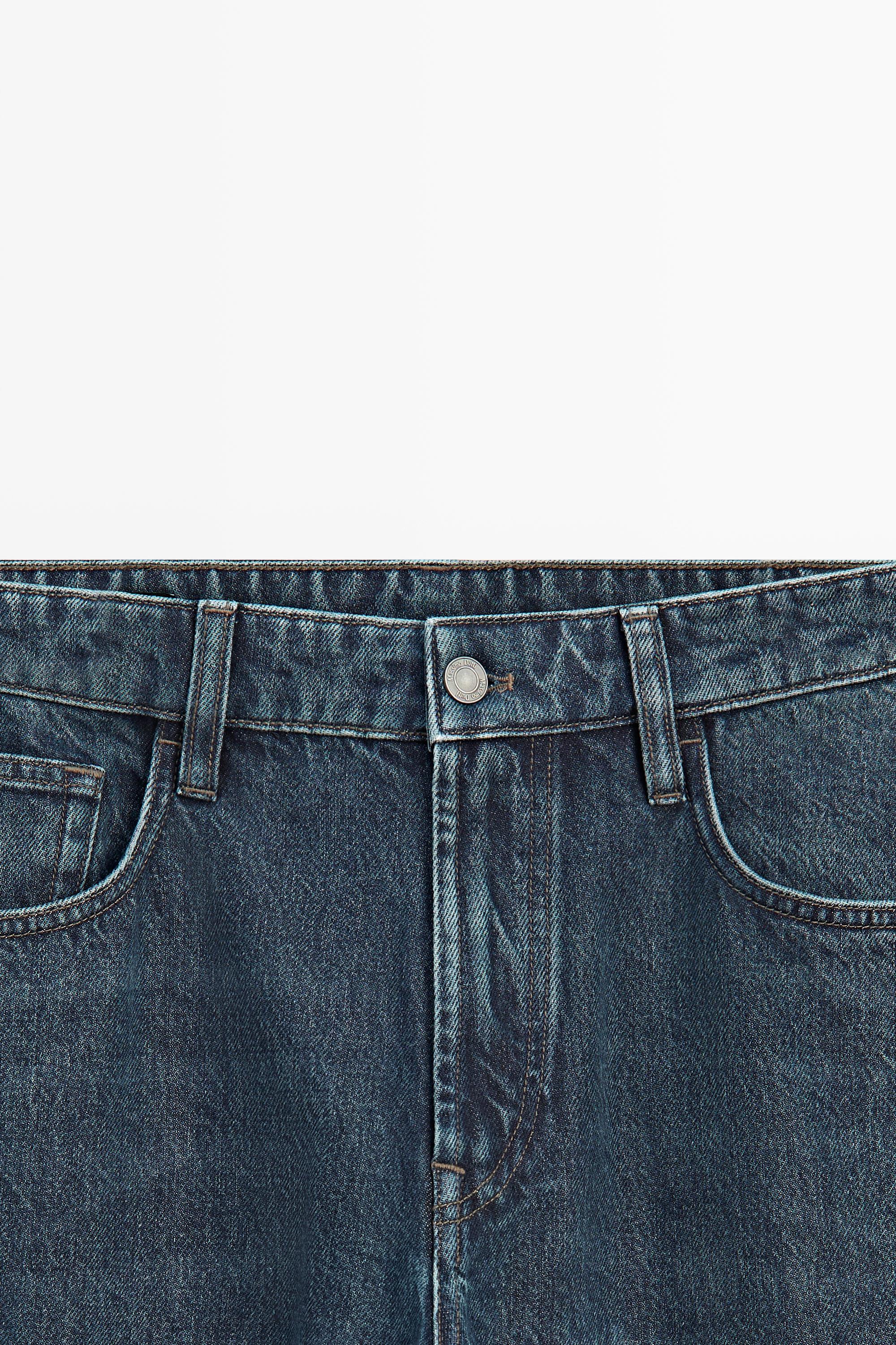 Джинси tapered fit · Індиго · Trousers | Massimo Dutti
