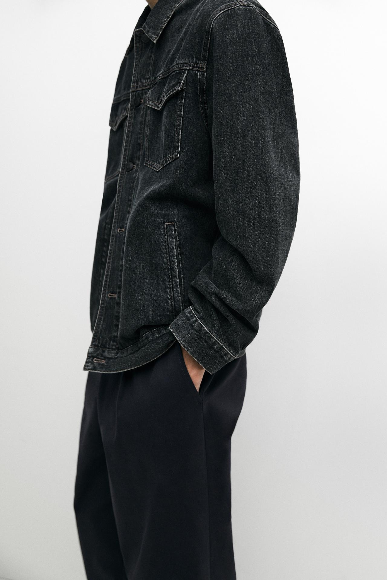 Regular Fit Cotton Denim Jacket — INDIGO