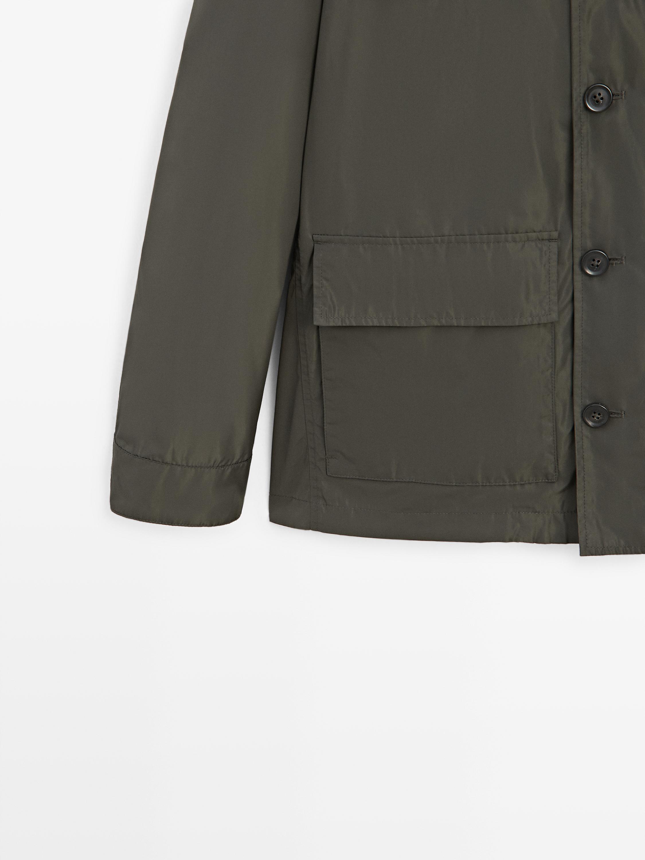 Lightweight jacket with pockets — KHAKI