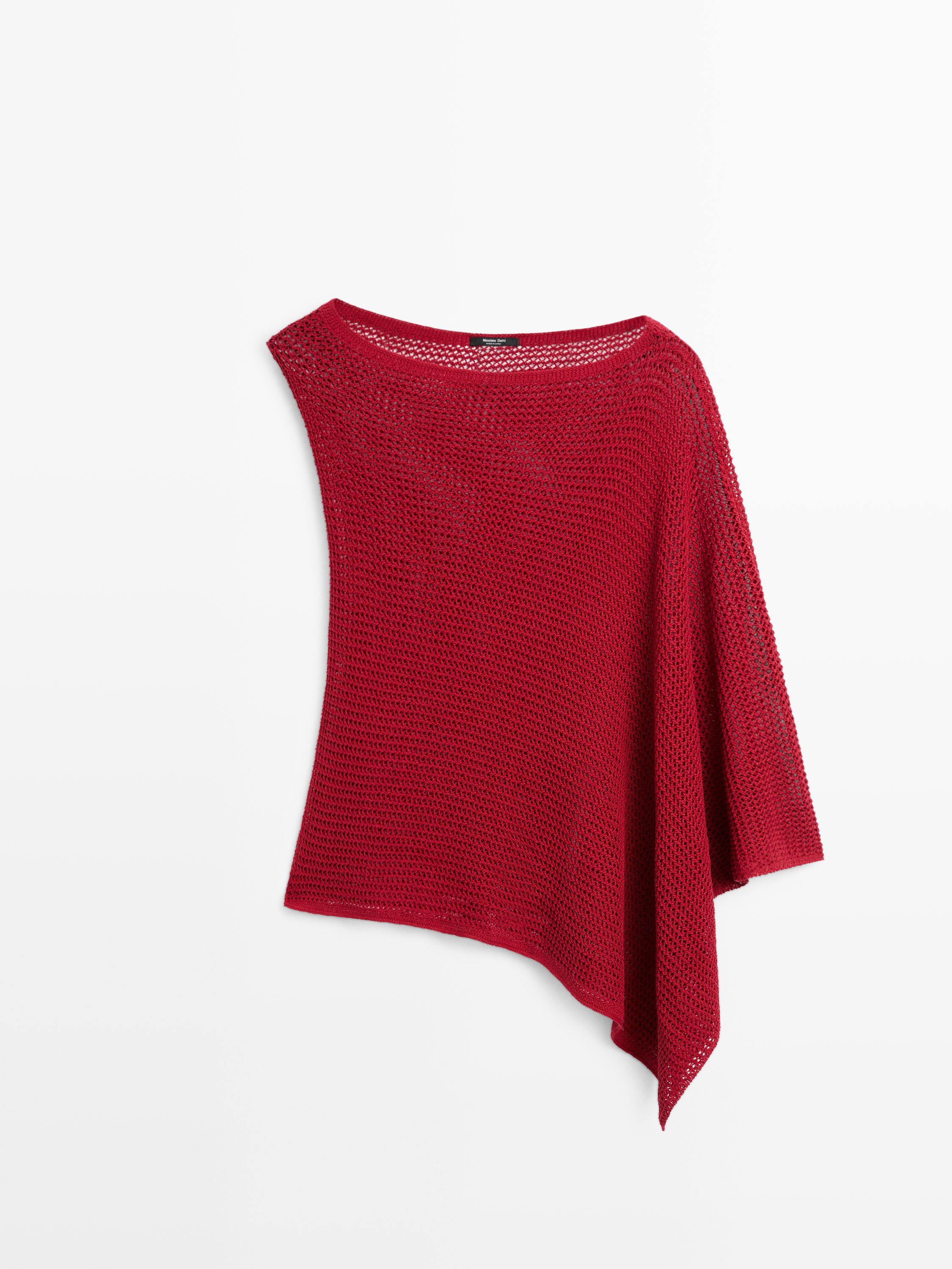 Korte katoenmix cape