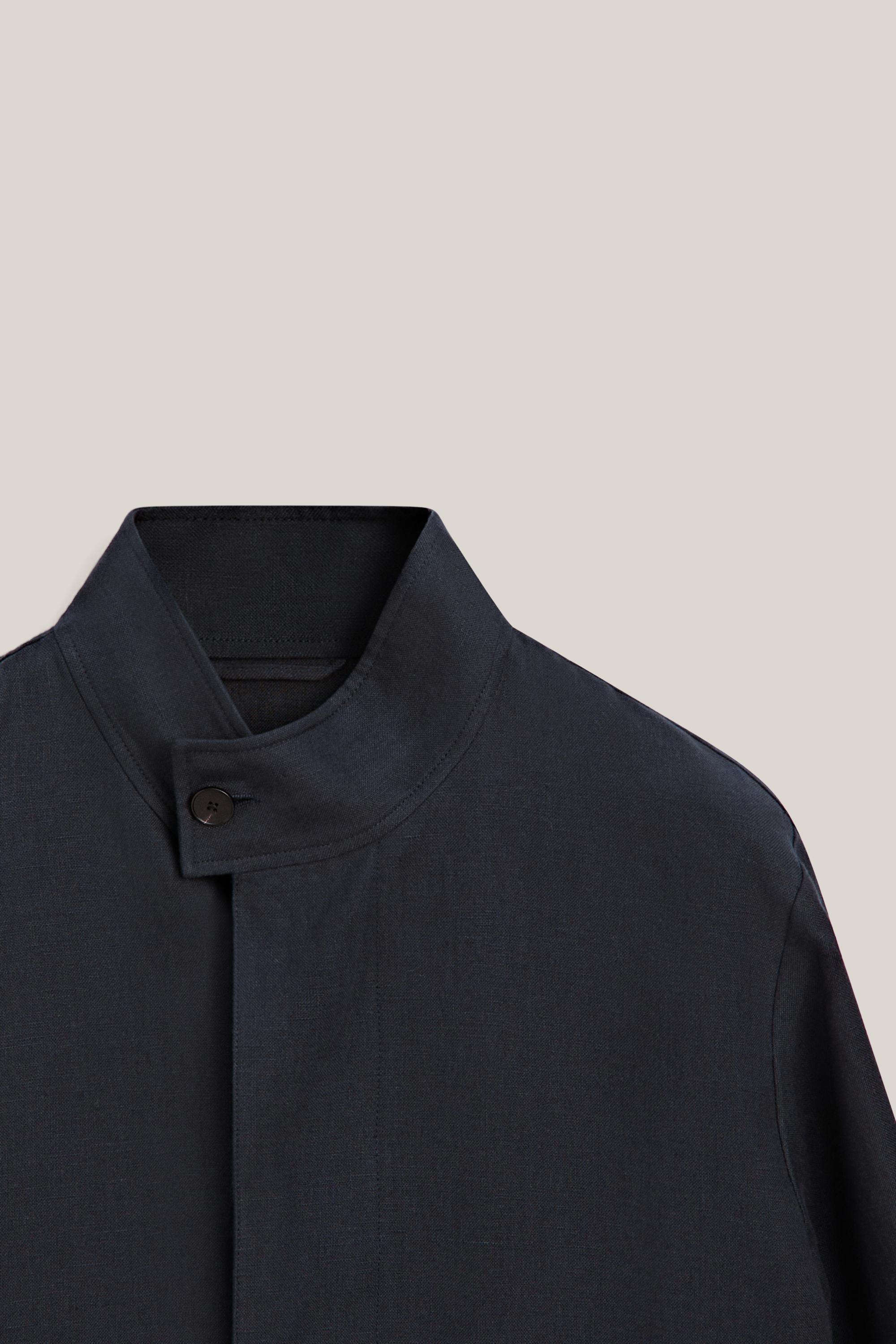 Total look linen overshirt - LIMITED EDITION — NAVY BLUE