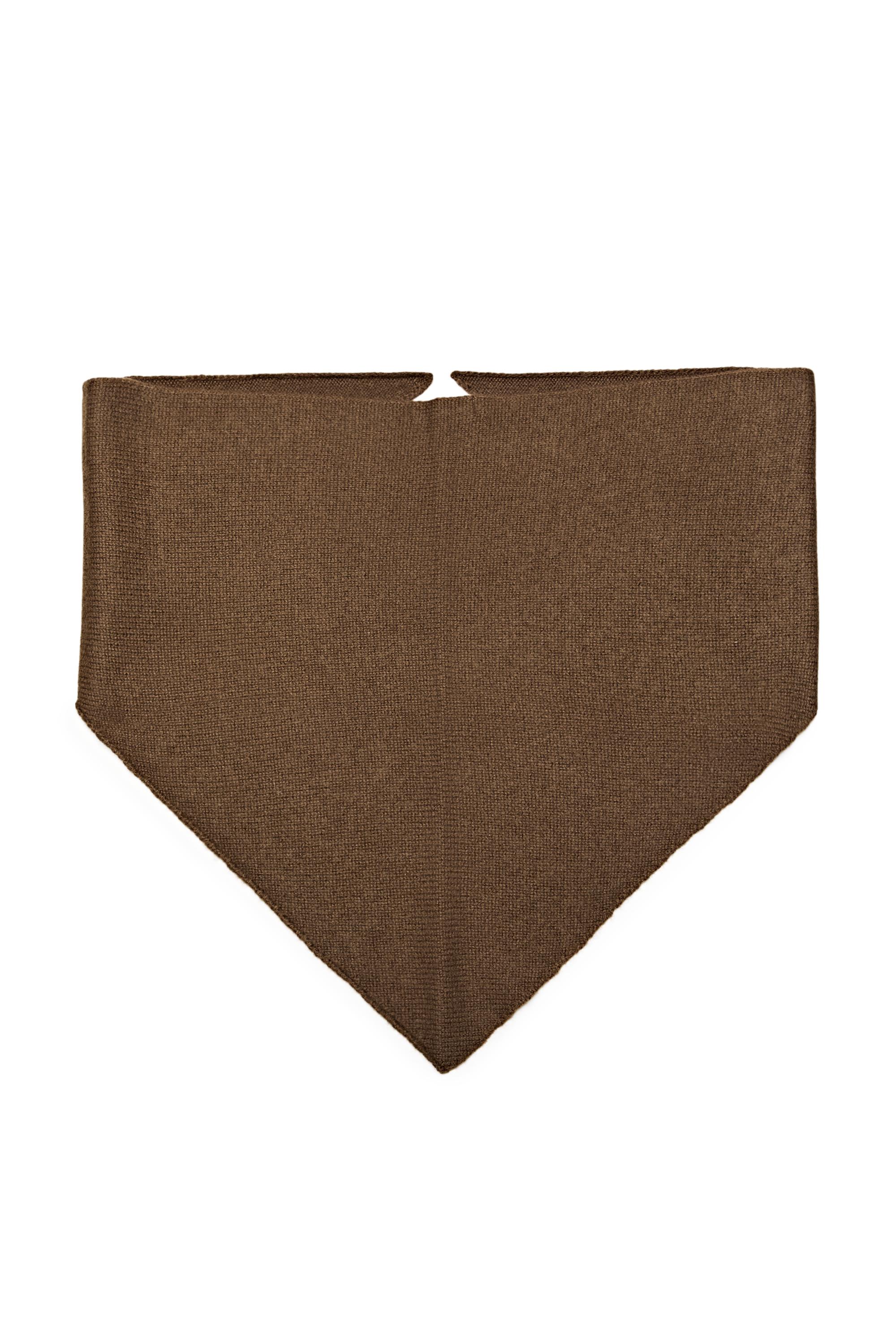 100% Cashmere Bandana — Caramel