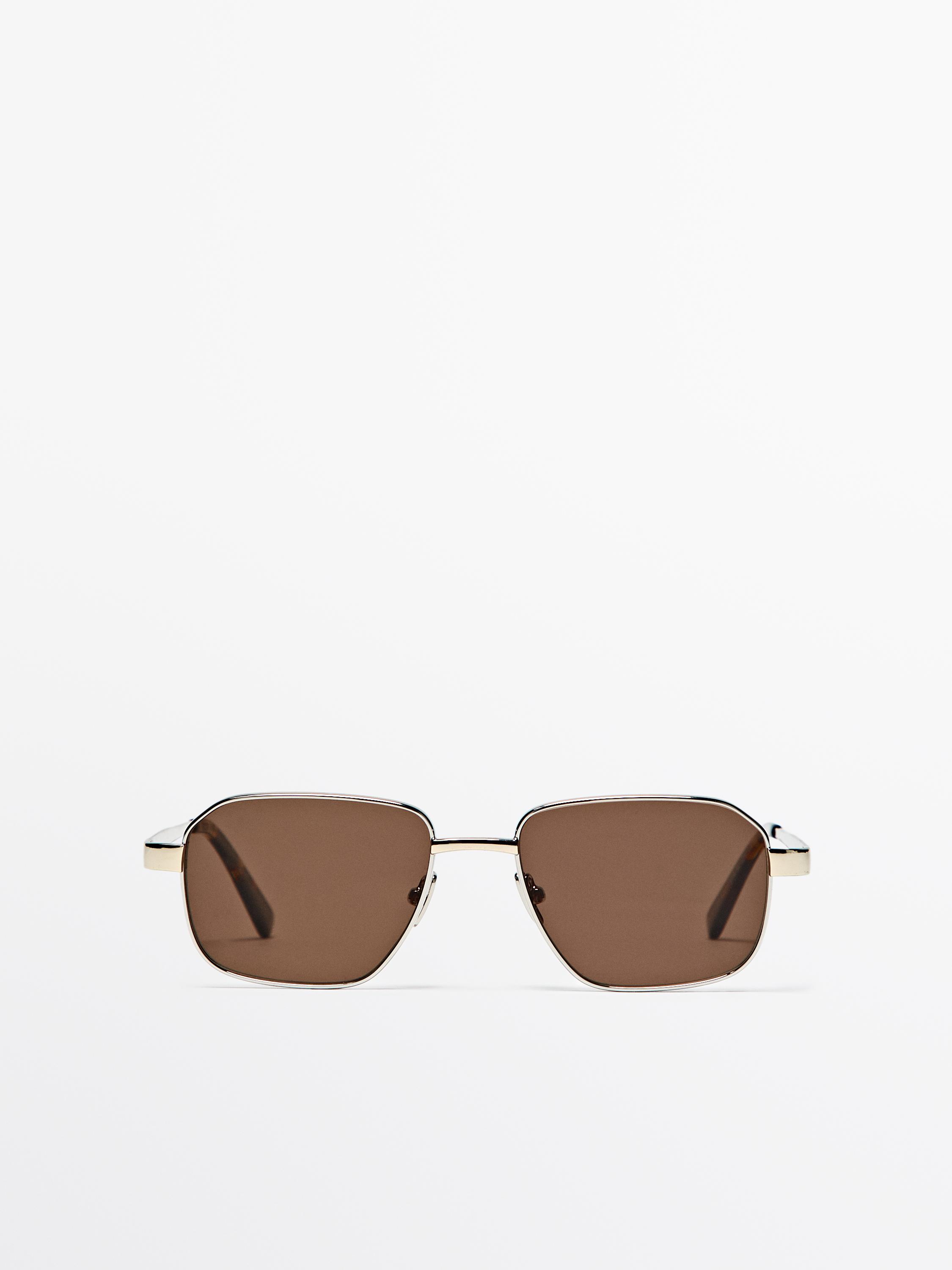 Sonnenbrille mit Metallgestell
