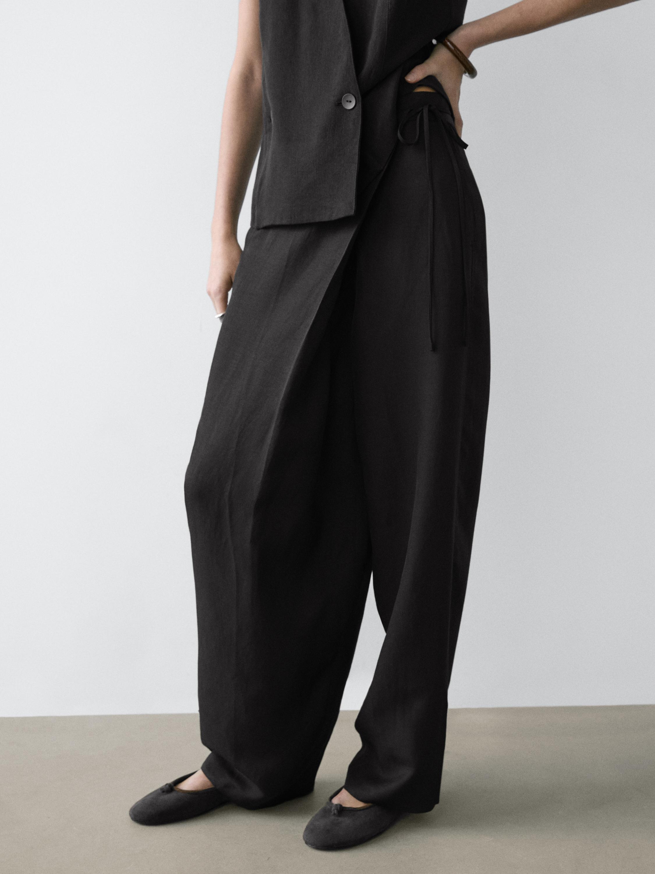 Pantalon fluide paréo