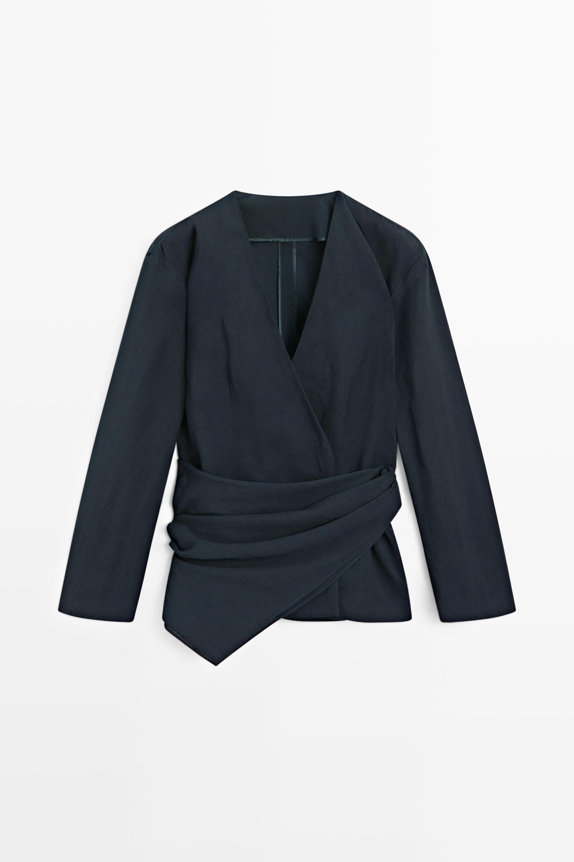 Leichter Kimono mit Gürteldetail
