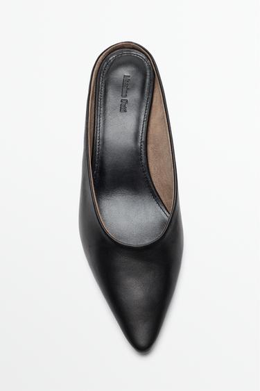 Wedge heel mule shoe — BLACK 3