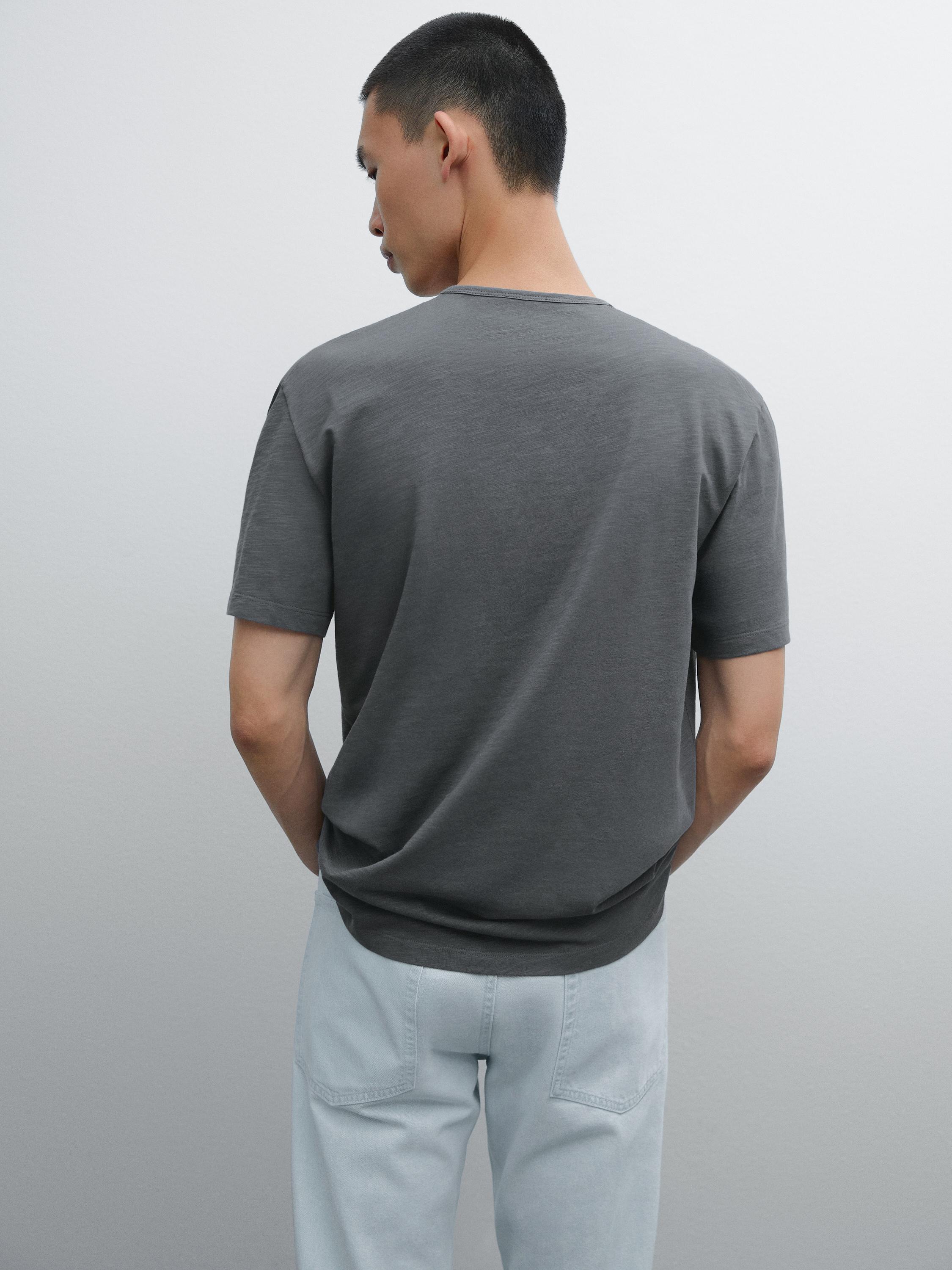 Relaxed-fit bleached jeans