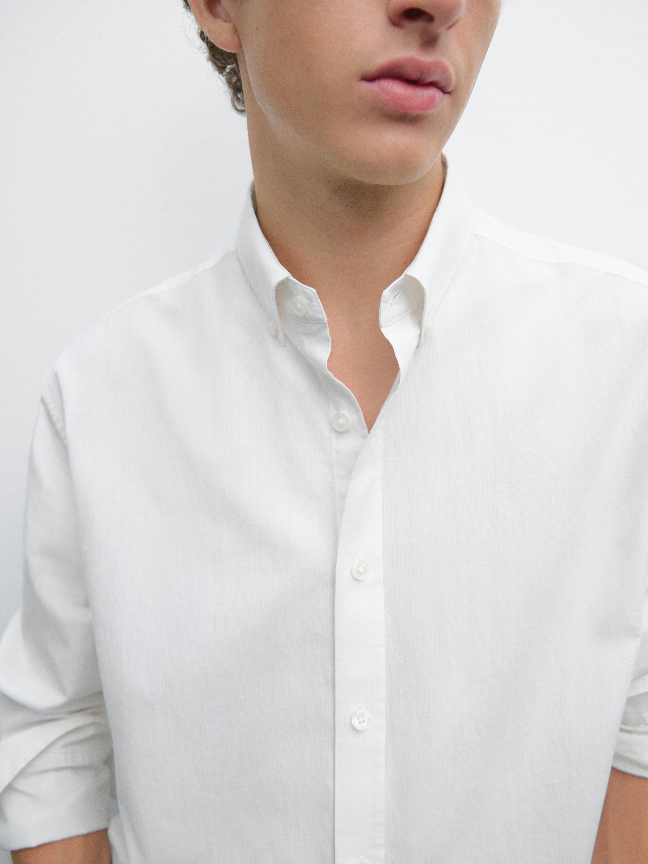 Regular-fit 100% cotton shirt