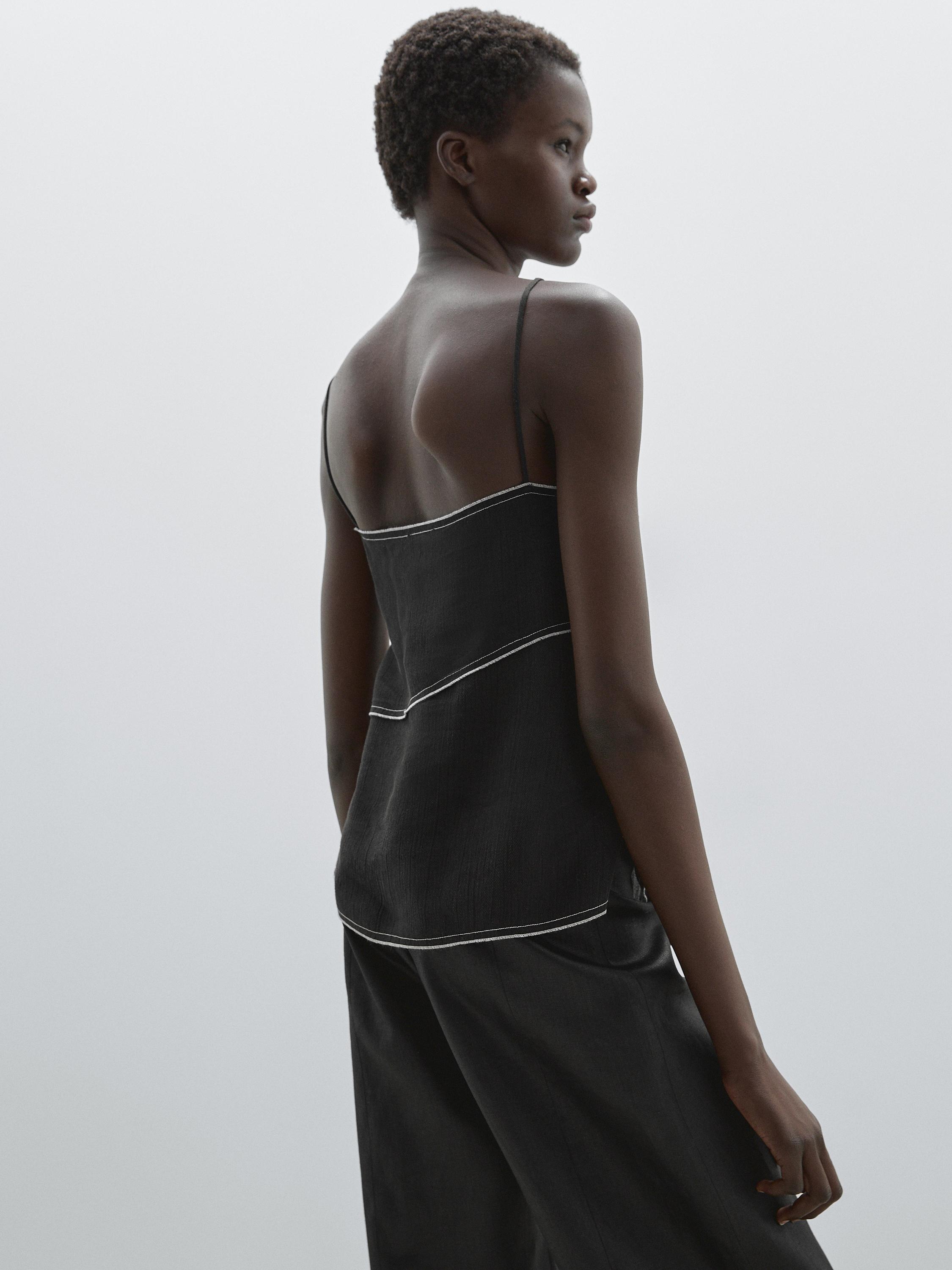 توب بغرزة راجعة متباينة