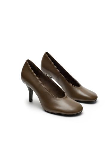 Leather heel shoe - LIMITED EDITION — TAUPE 6
