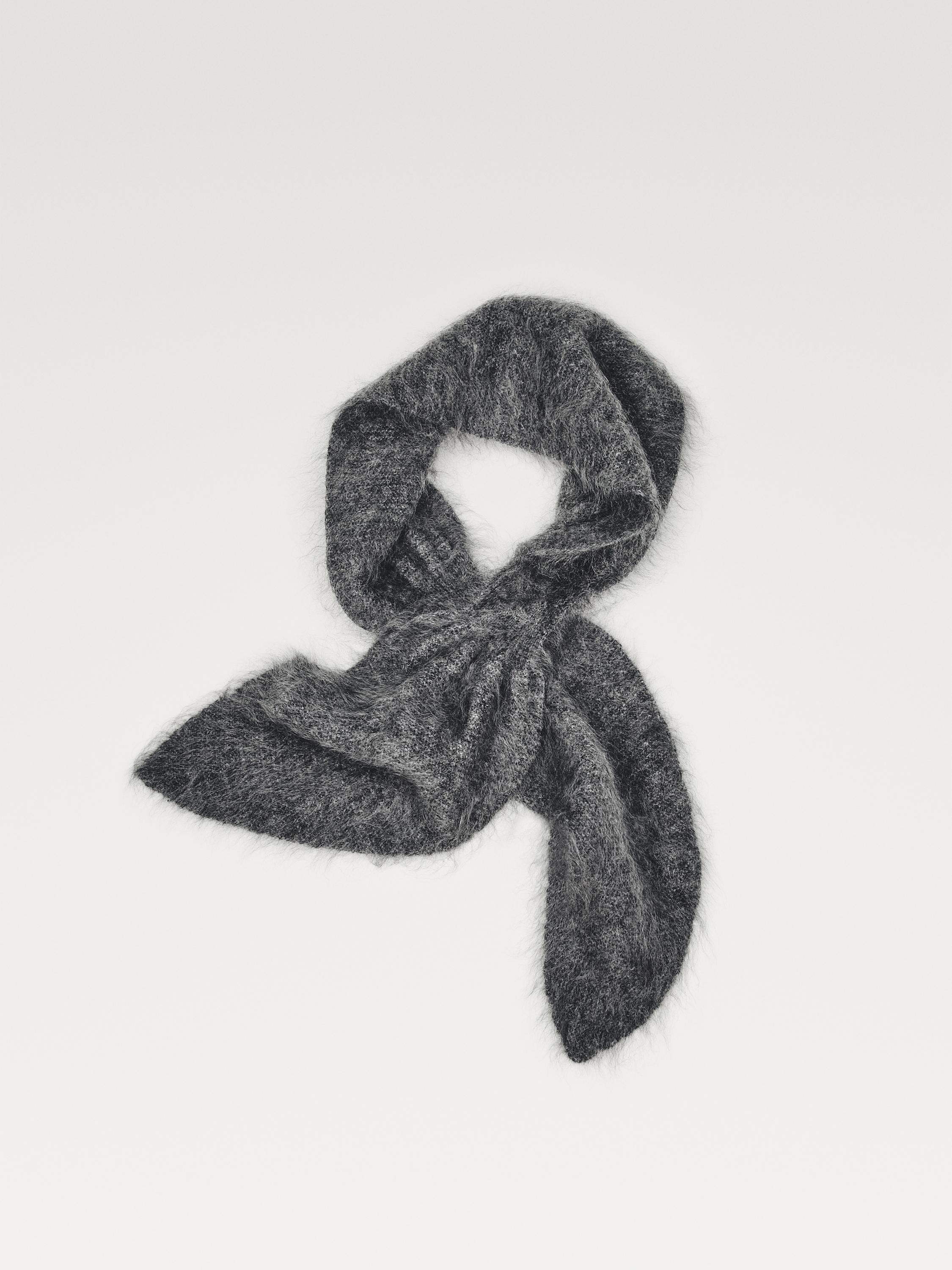 Cravată tip fundă din tricot de cașmir 100%