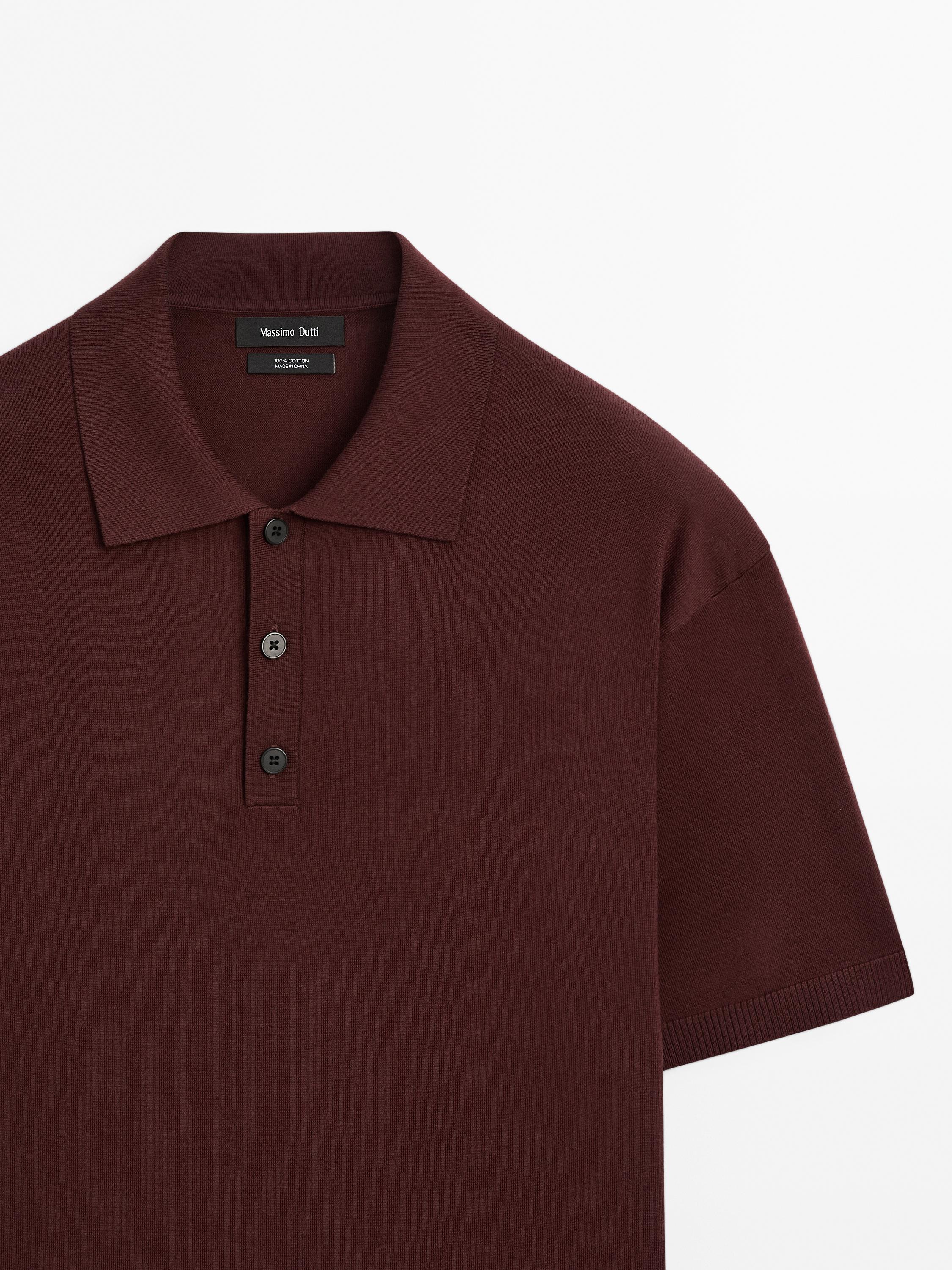 Polo en maille regular fit 100 % coton
