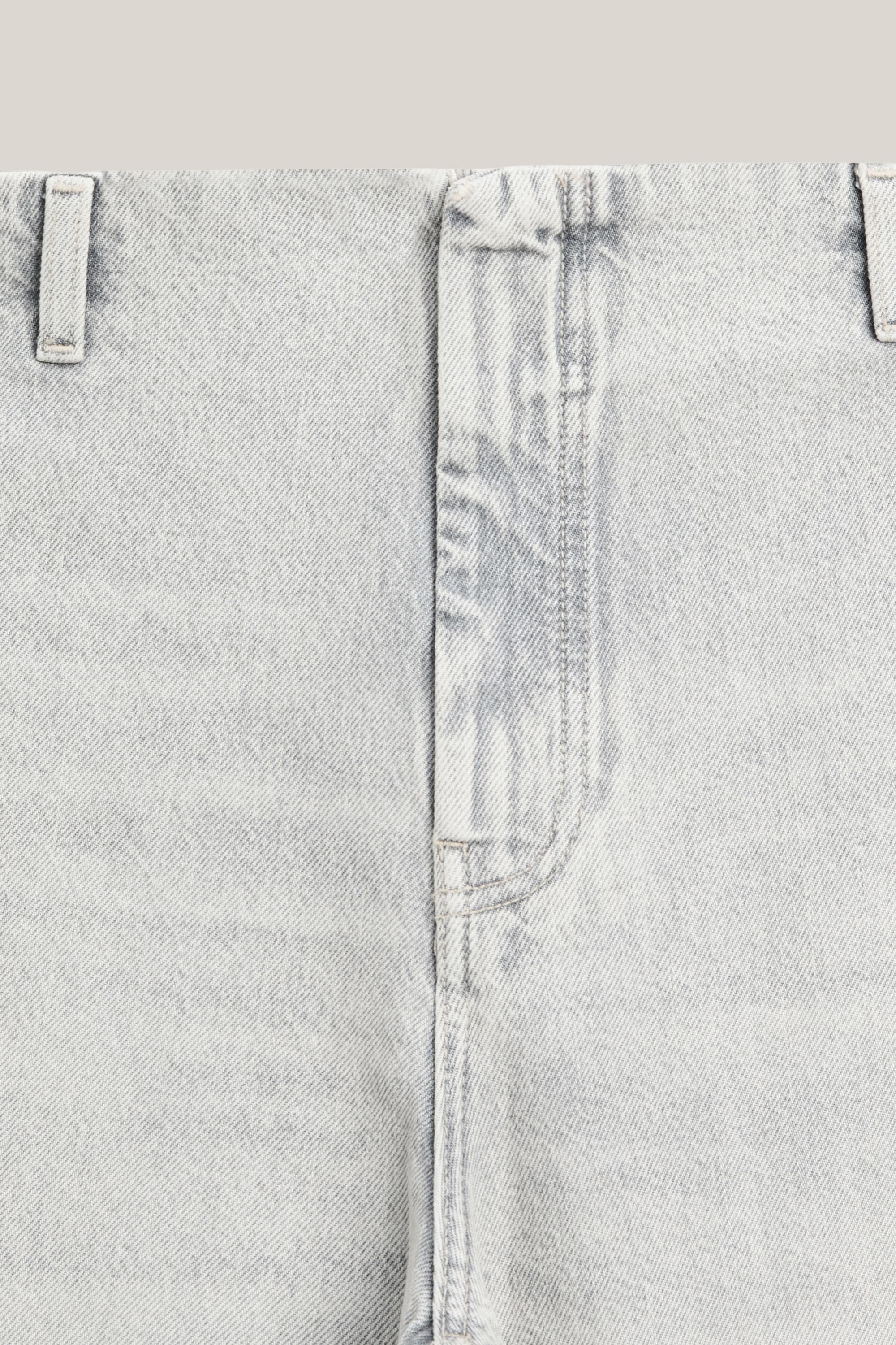 Barrel fit jeans with waist detail - LIMITED EDITION — PEARL GREY