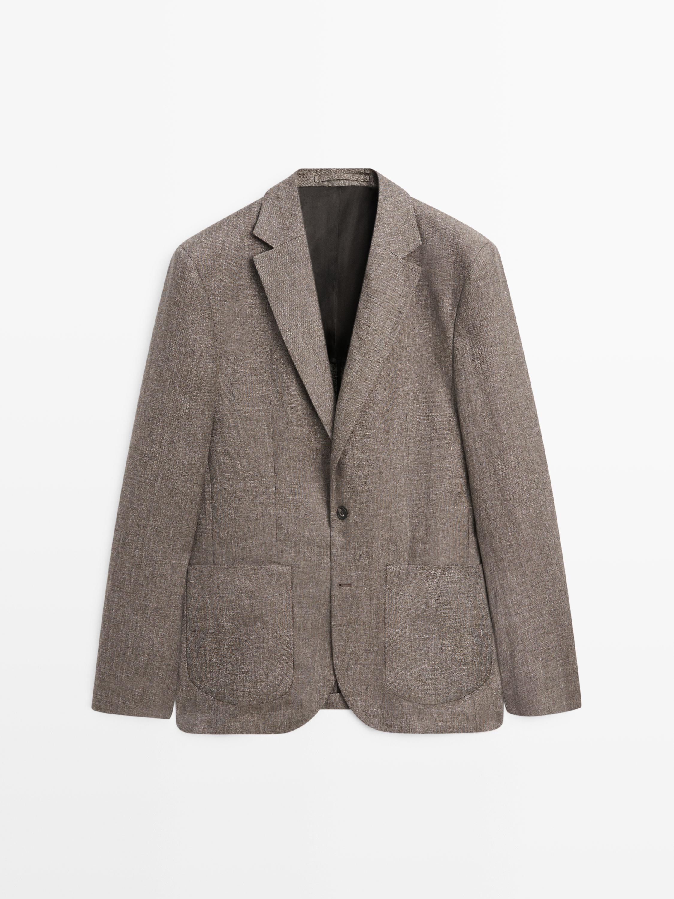 Blazer tailored fit de in melanj