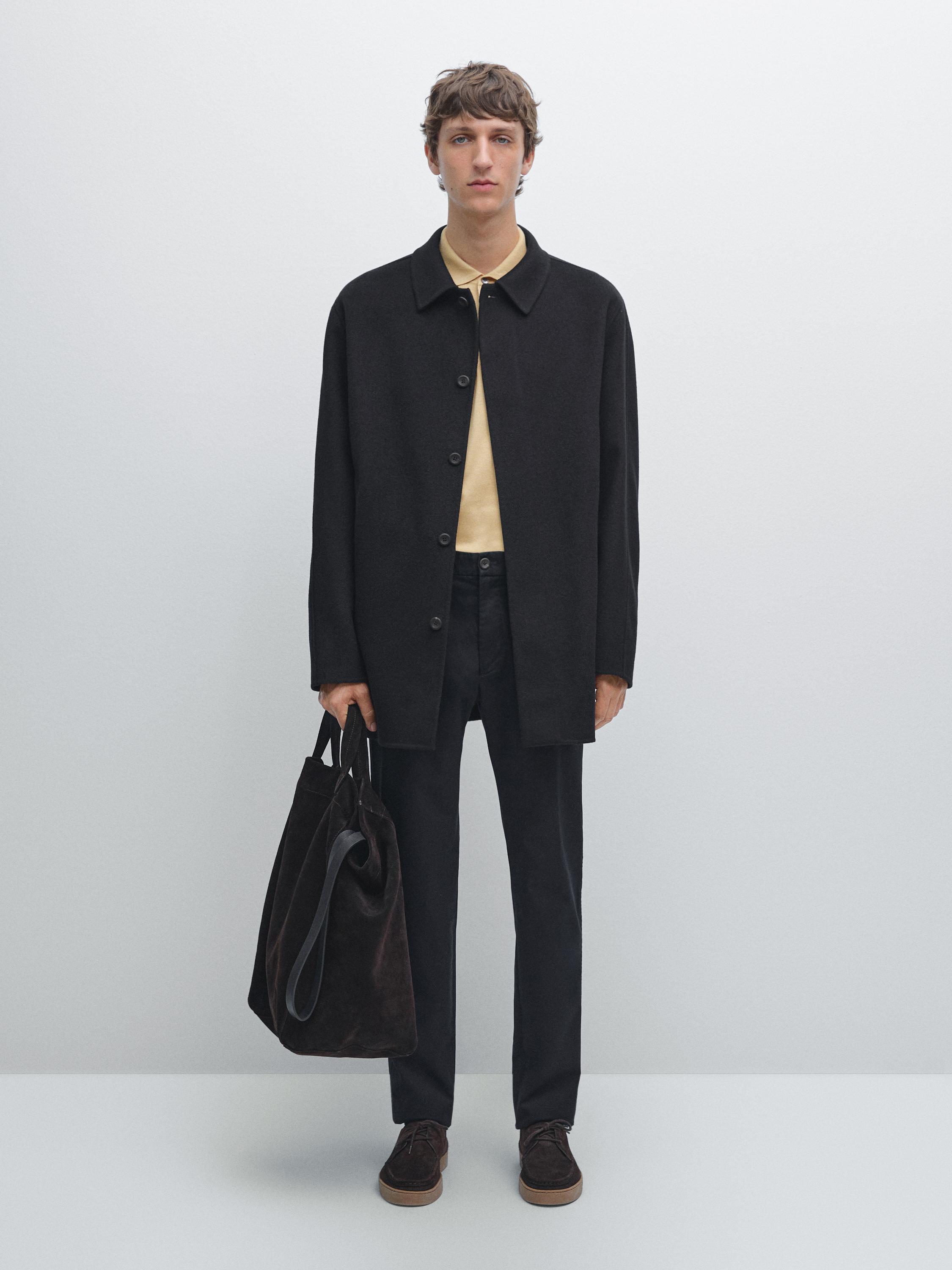 Pantaloni slim fit cu elastic lateral