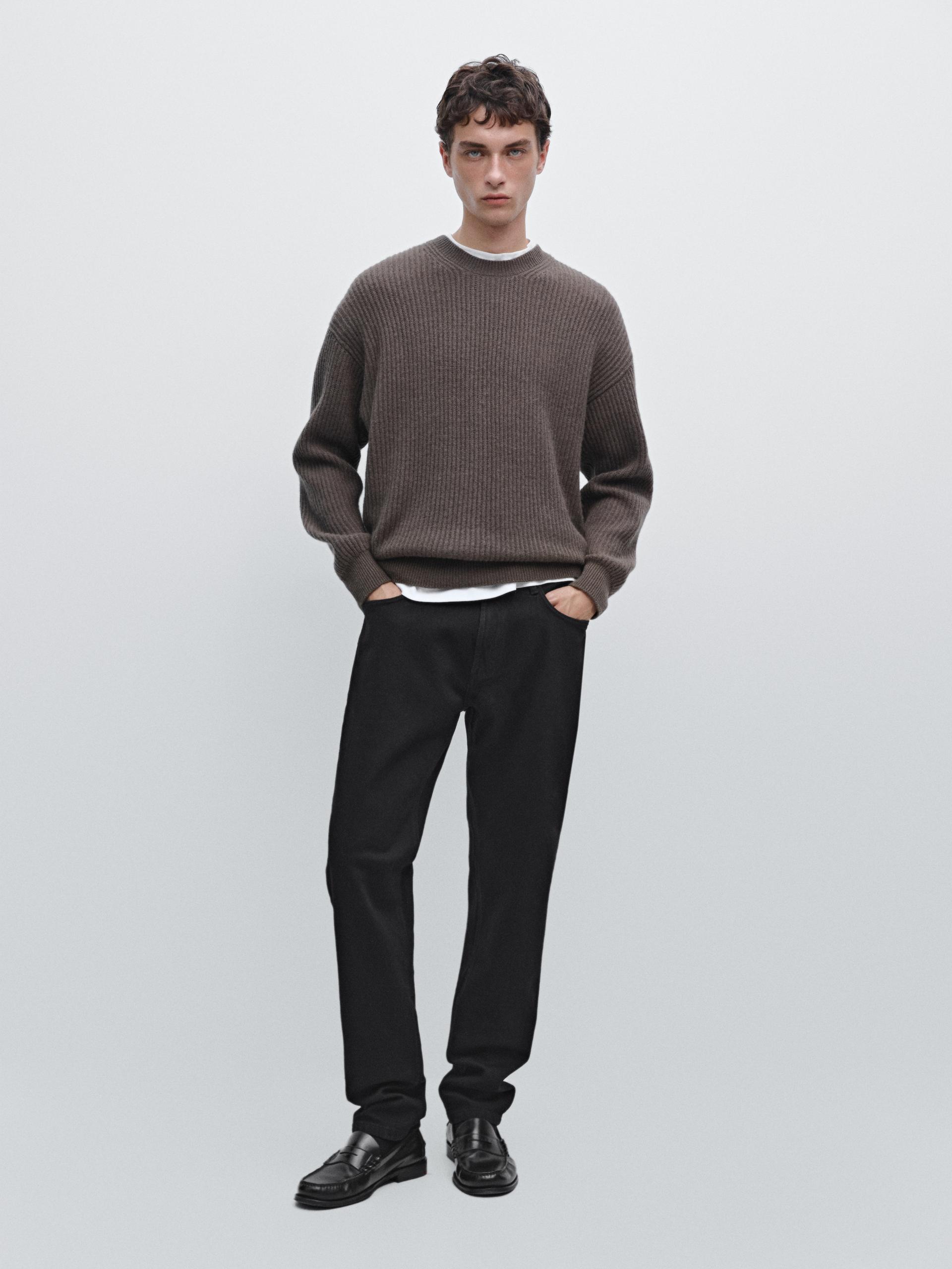 Jeans Slim Fit - Nero - 31 (It 46) - Massimo Dutti - Maschile