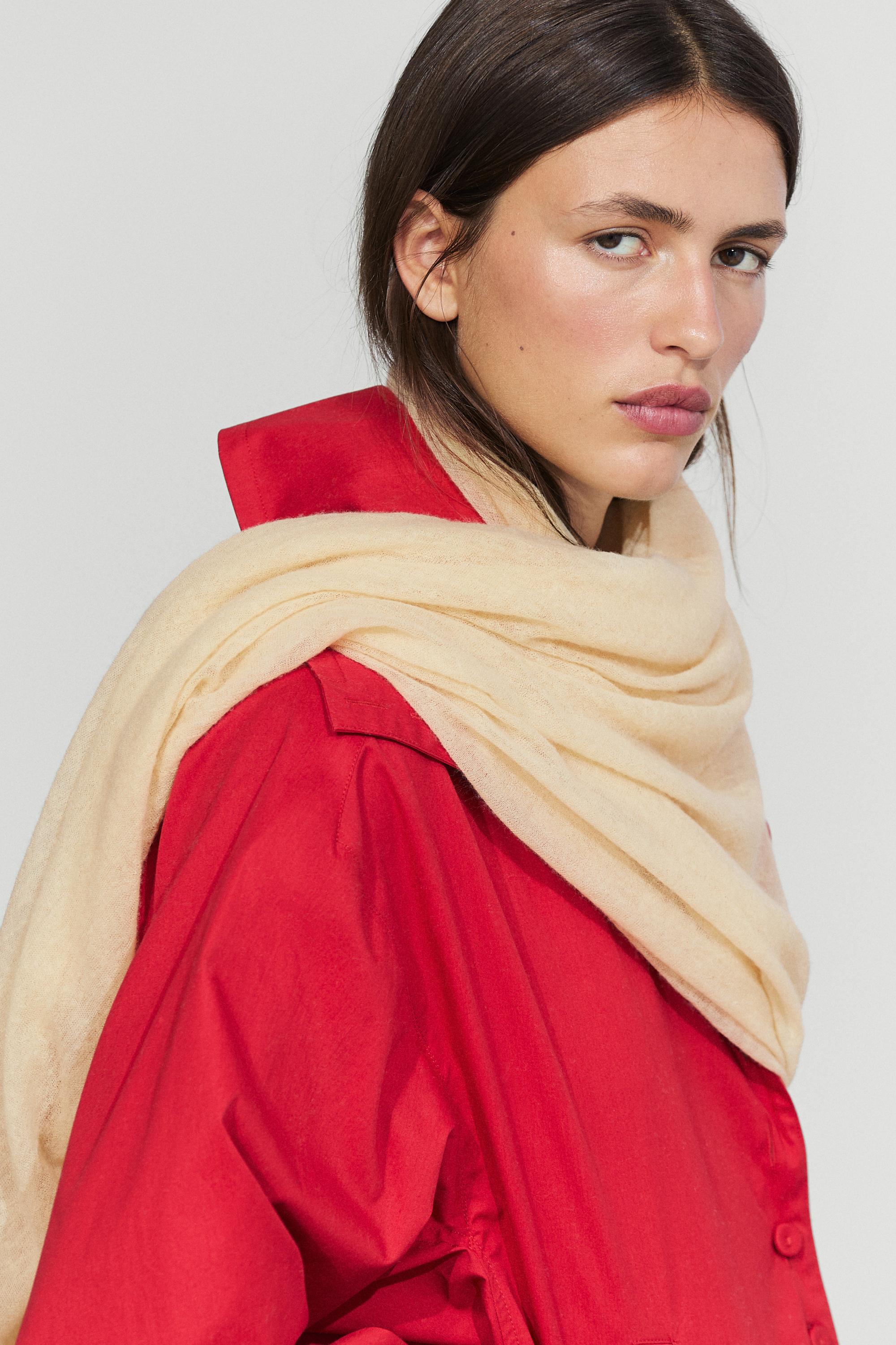 100% Cashmere scarf — Vanilla