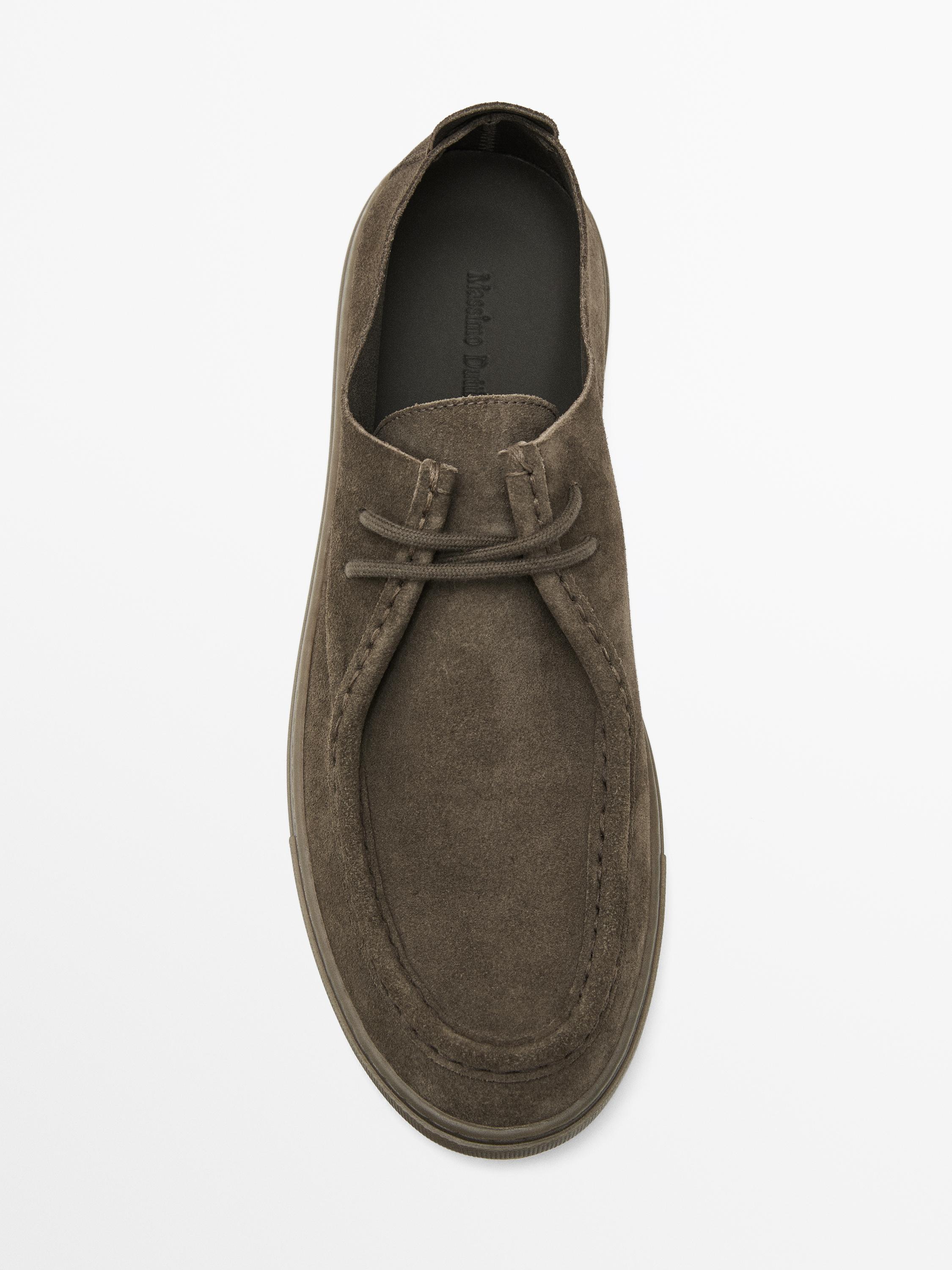 Soft moc toe shoes