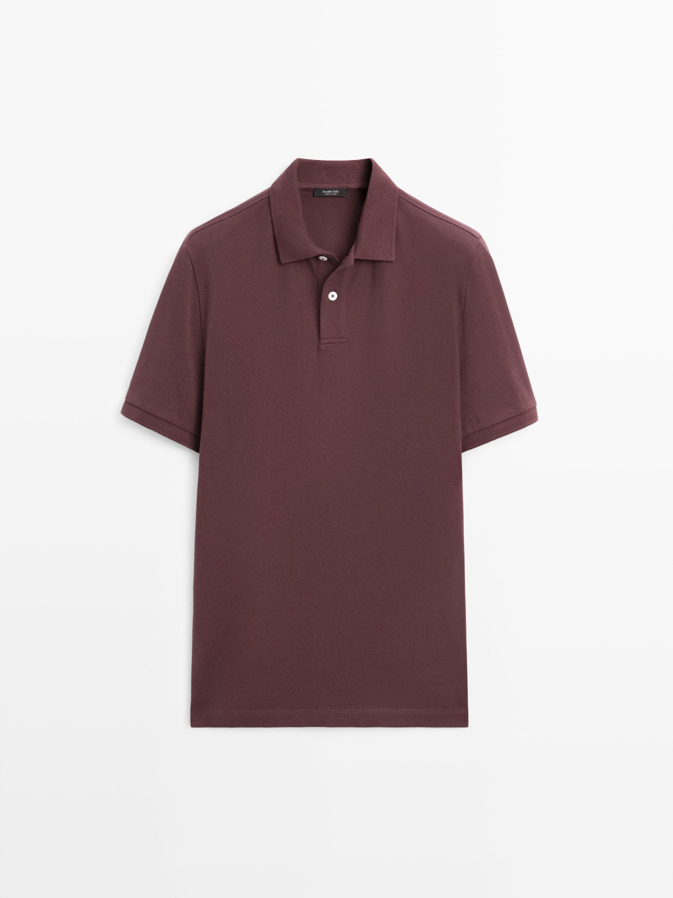 Polo piqué micro estructura algodón