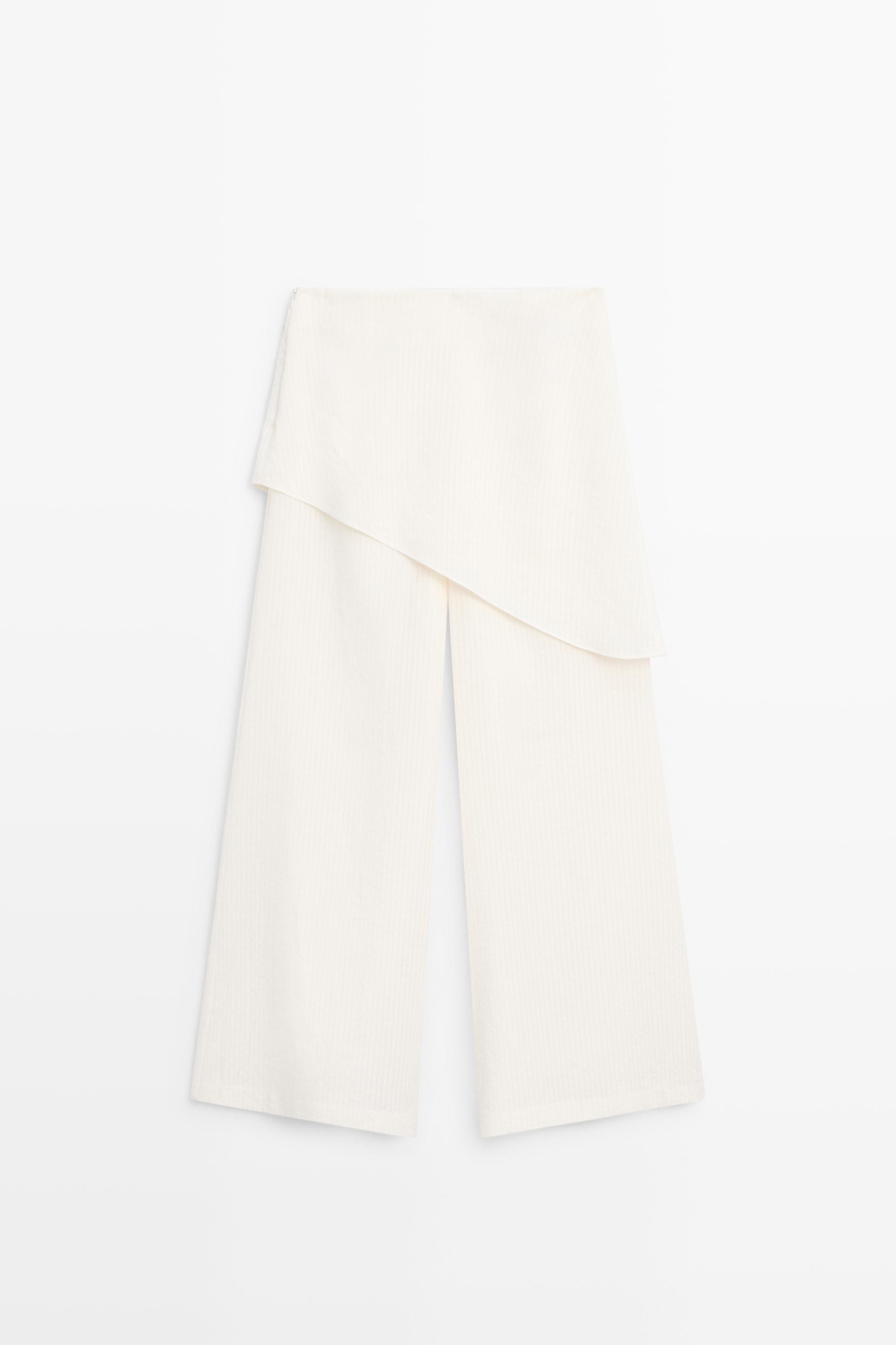 Total look textured skort