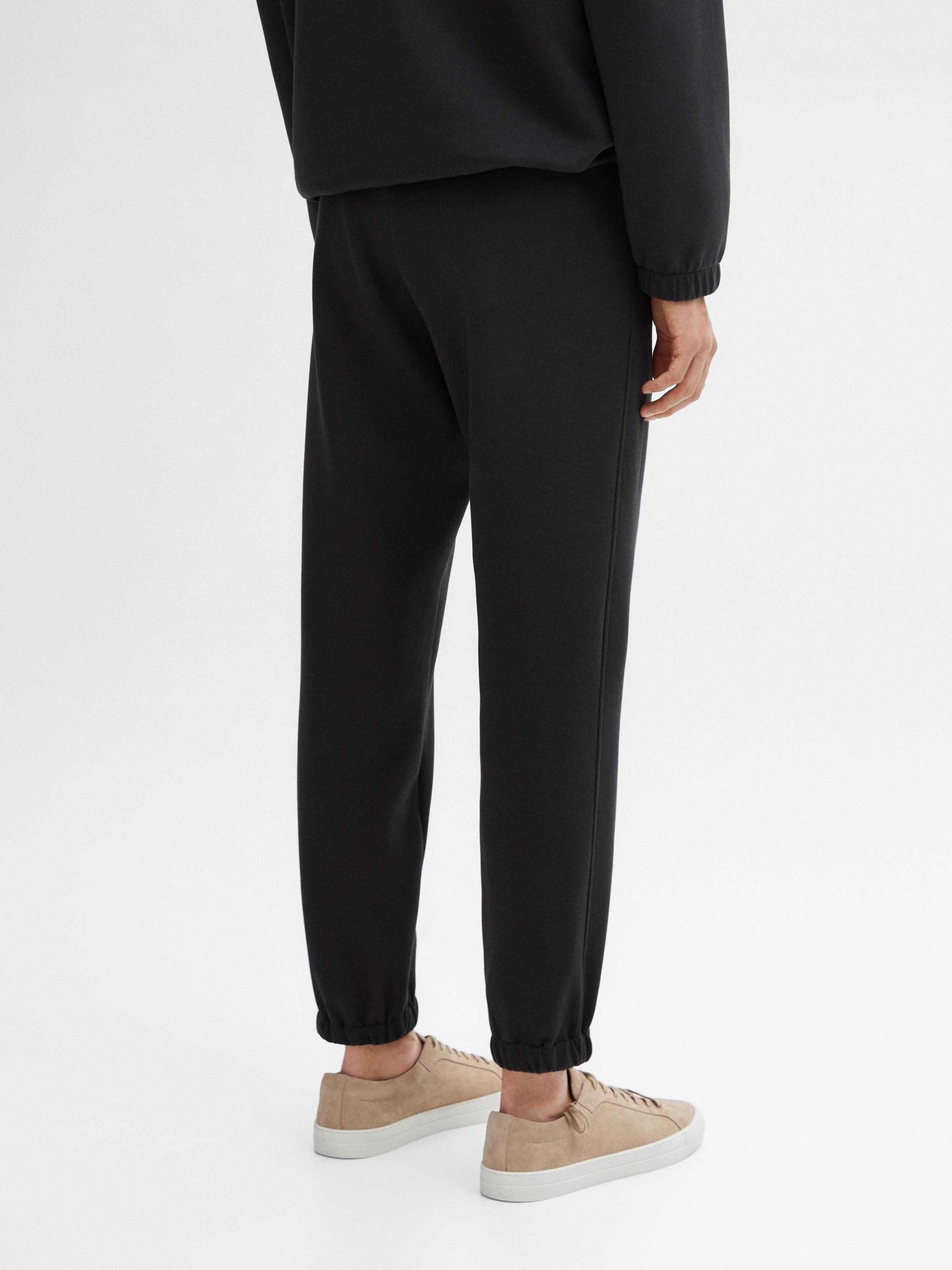 Cotton blend elasticated trousers