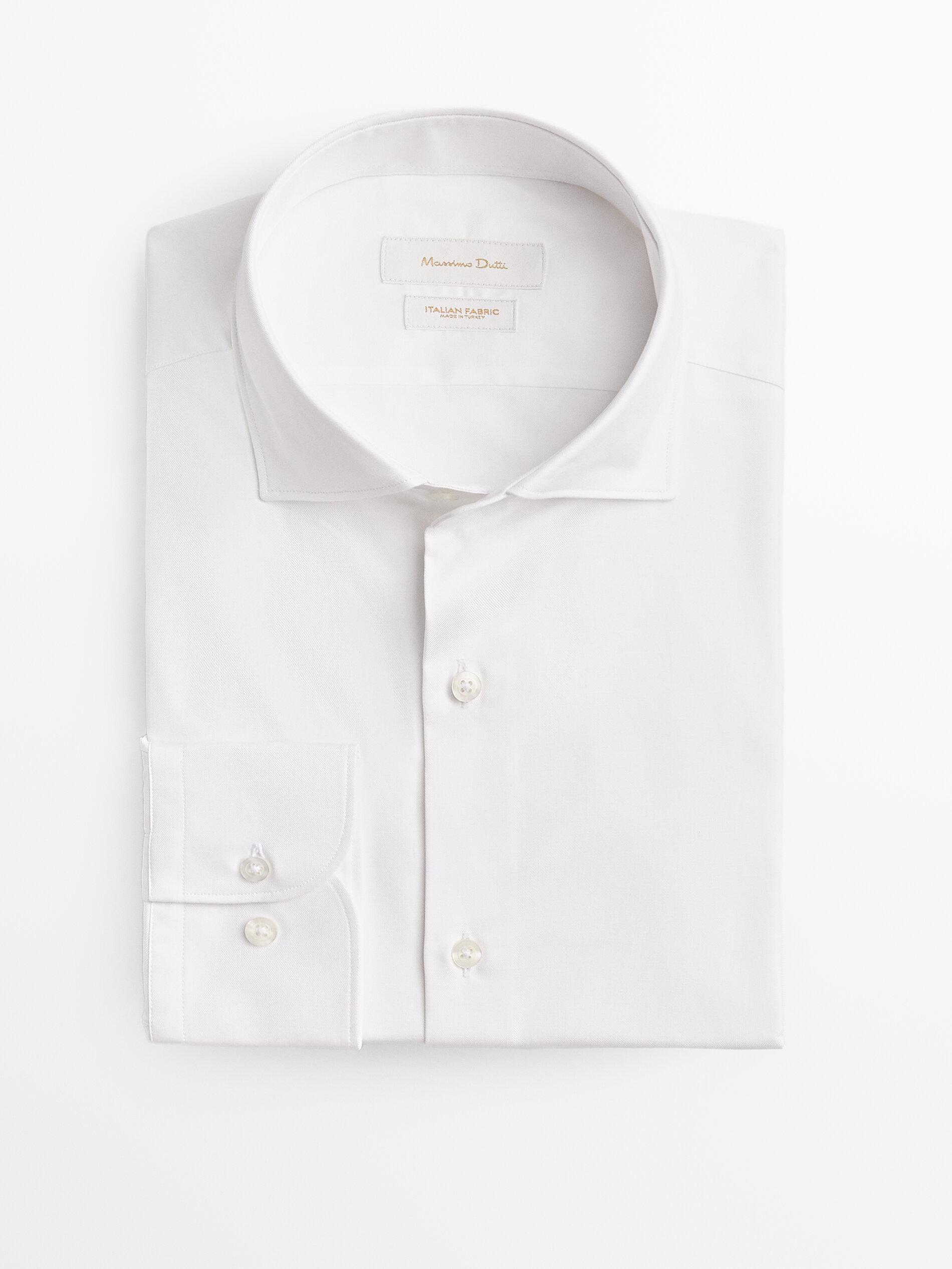 Slim-Fit-Hemd aus 100 % Baumwolle