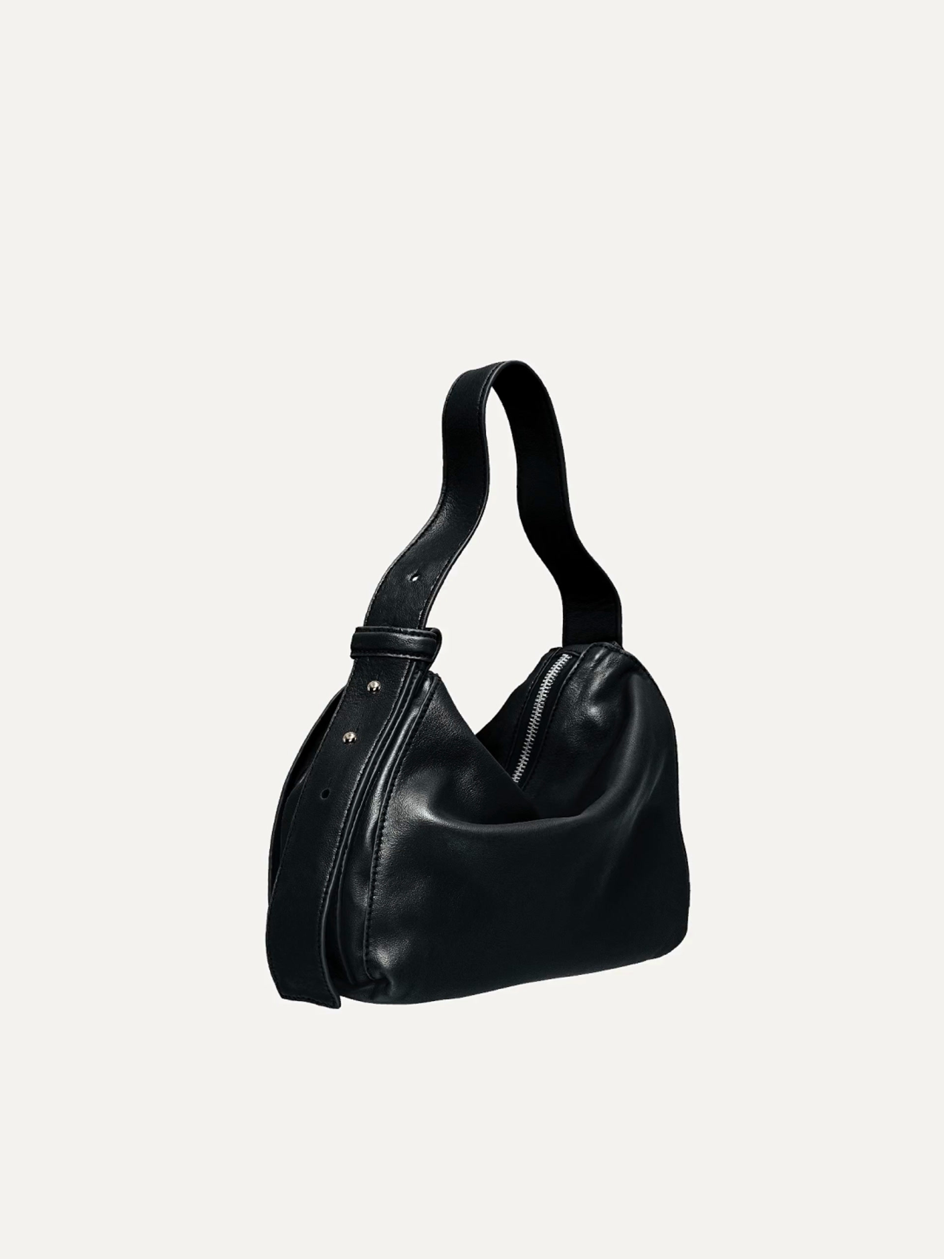 Small nappa leather shoulder bag