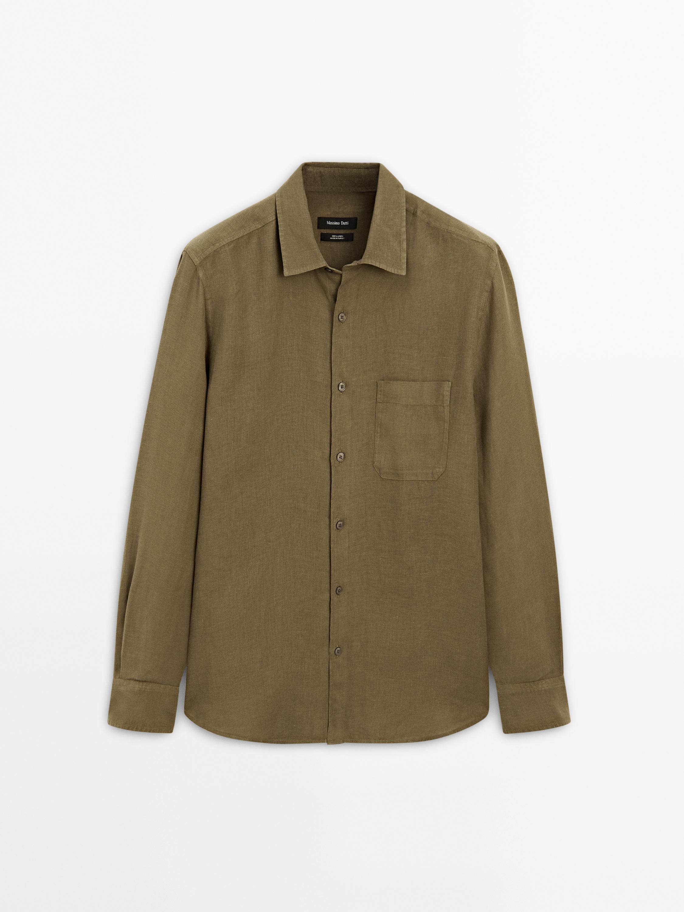 Regular fit shirt with pocket detail