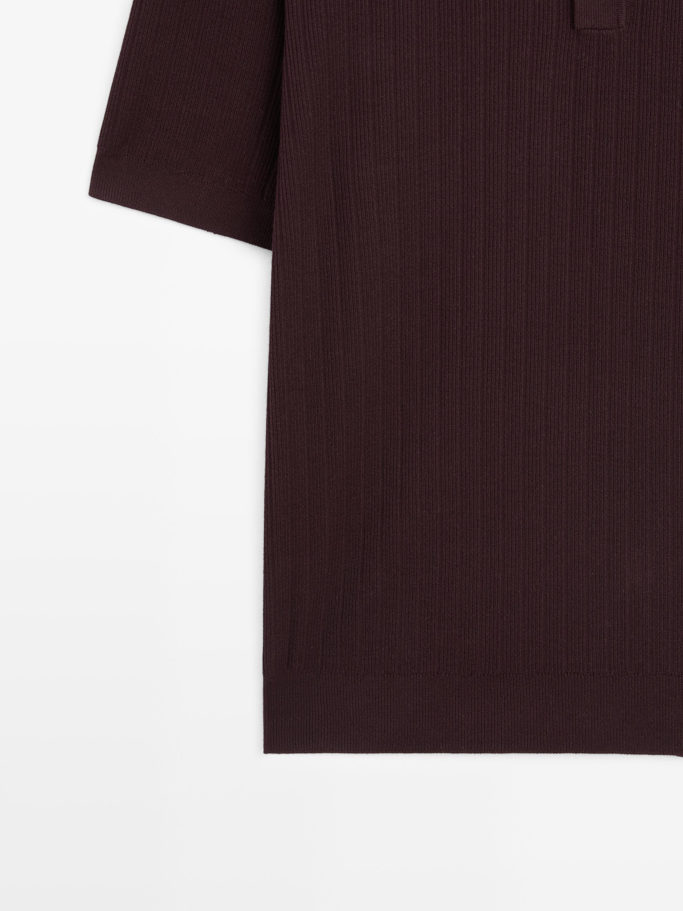 Pamuklu triko polo yaka kazak