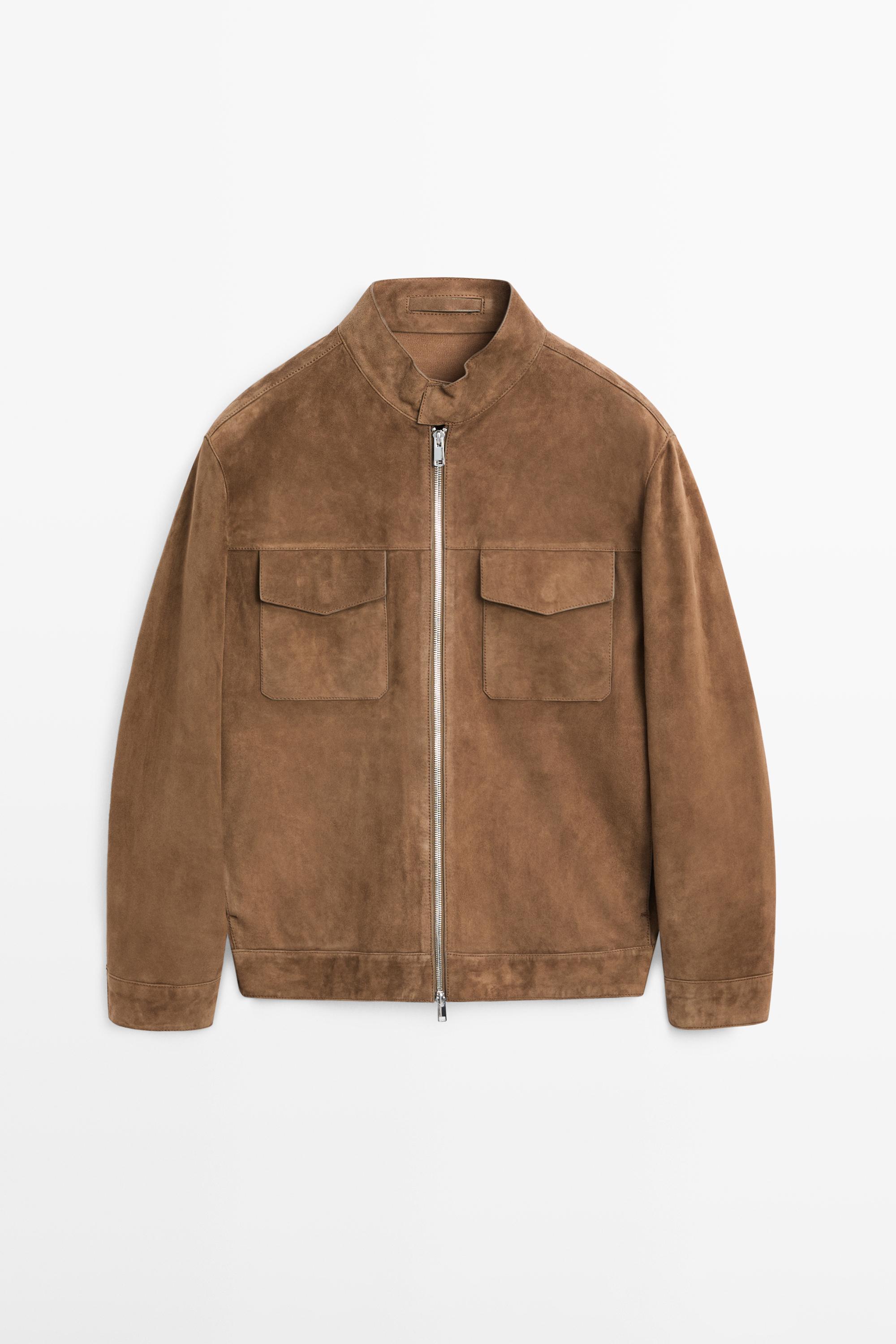 Suede leather jacket — OCHRE