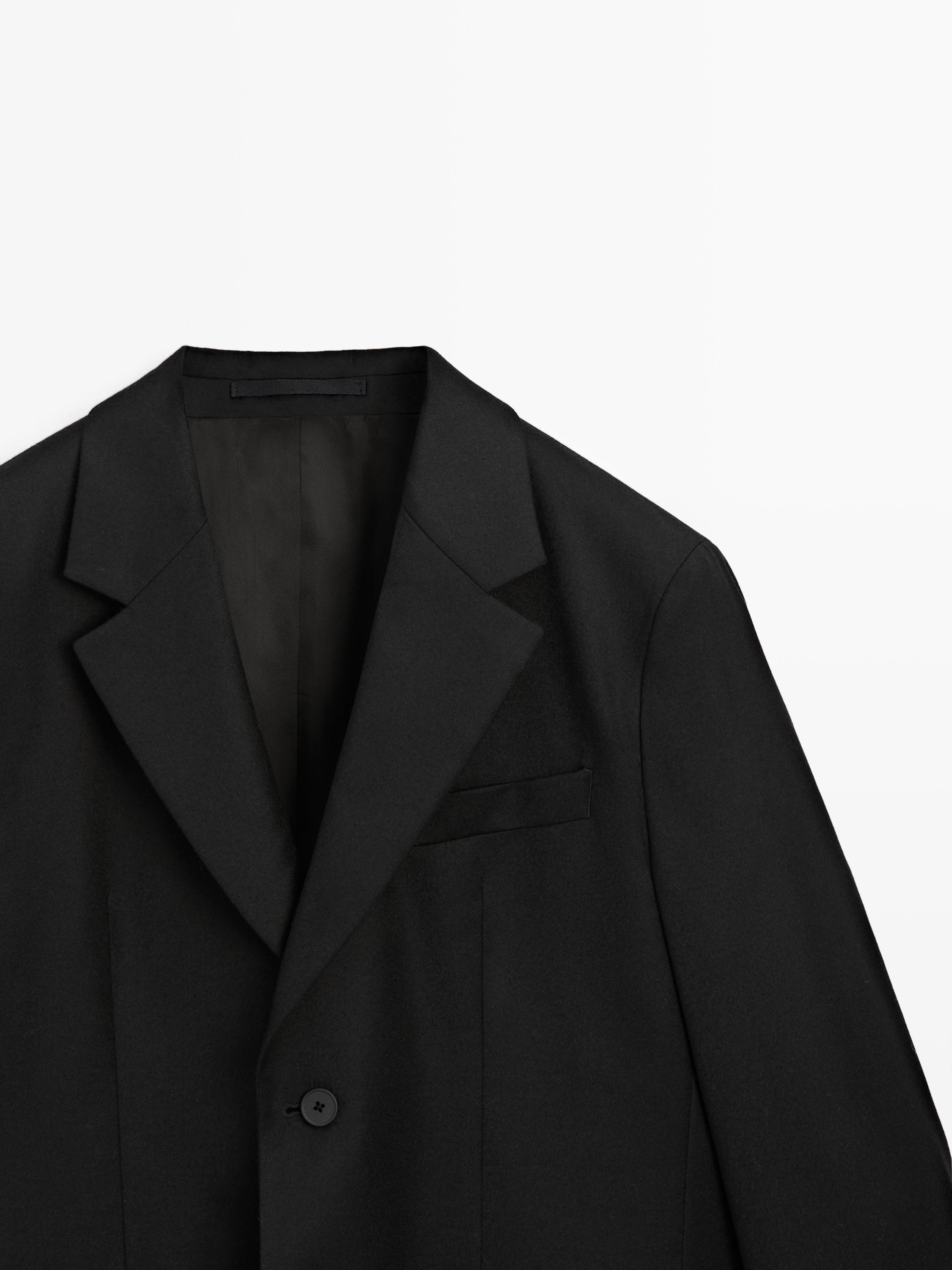 Flannel suit blazer - LIMITED