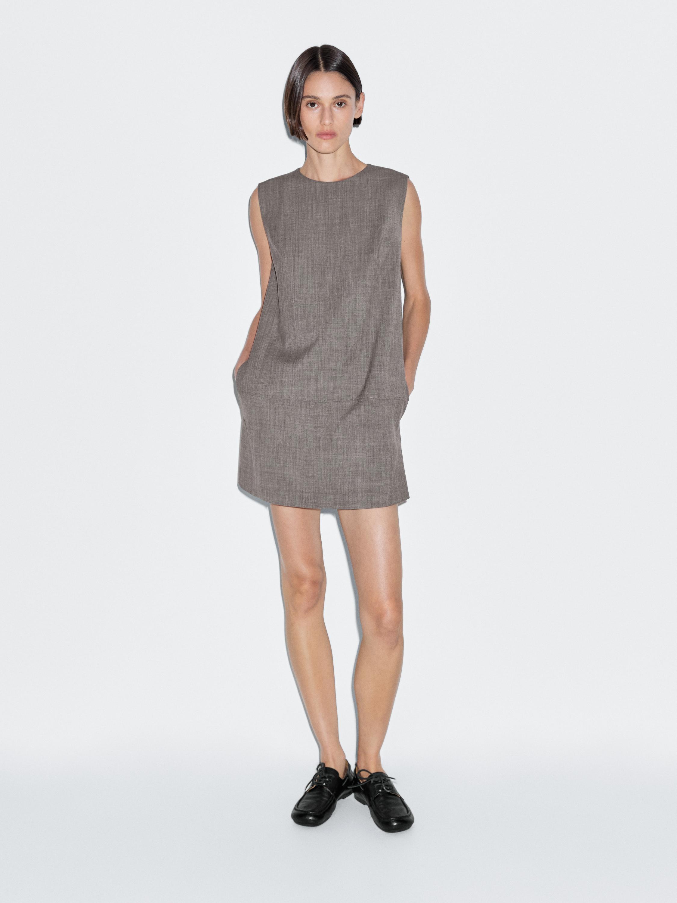 Robe courte chinée
