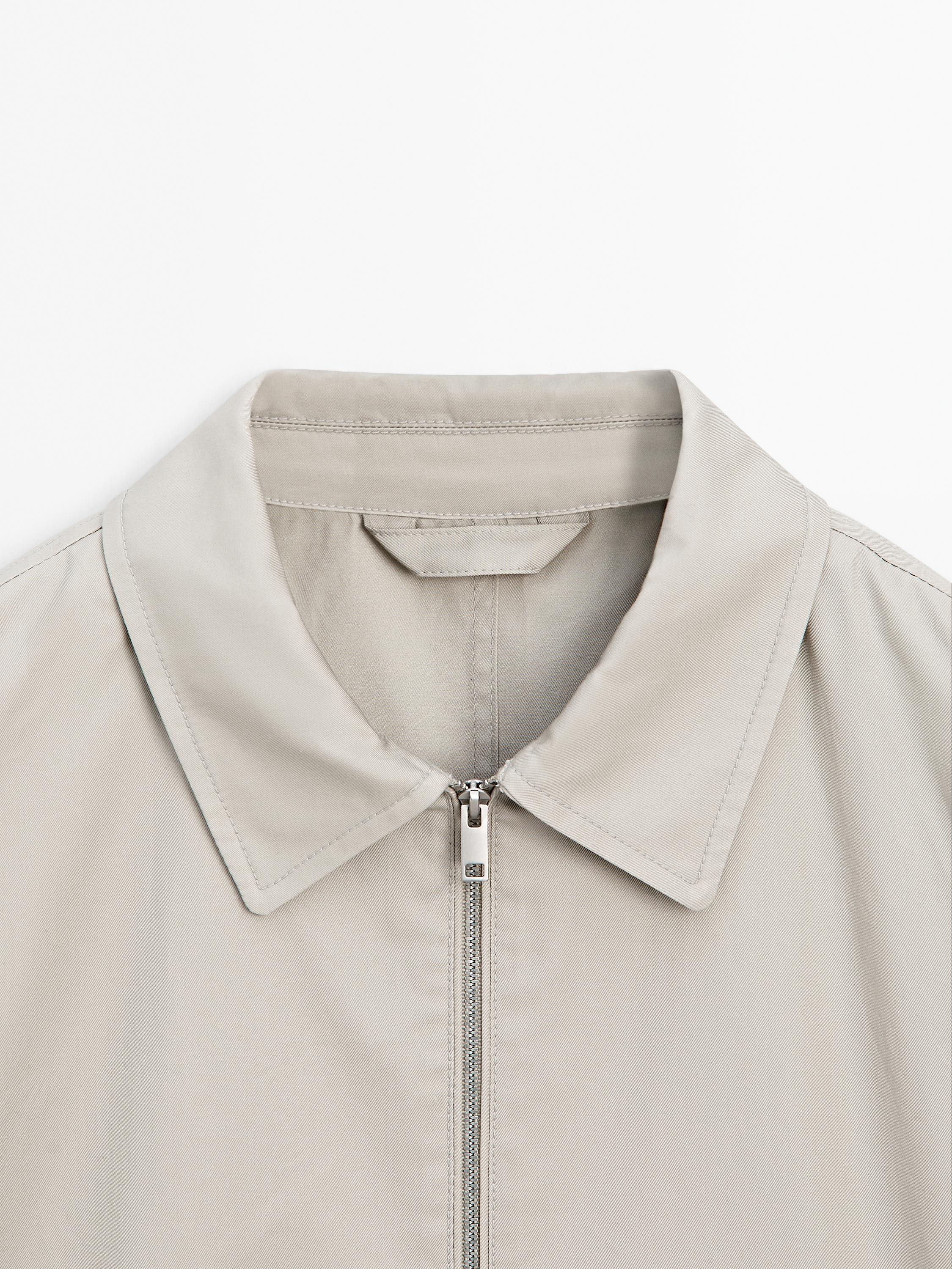 Water-repellent 100% cotton jacket
