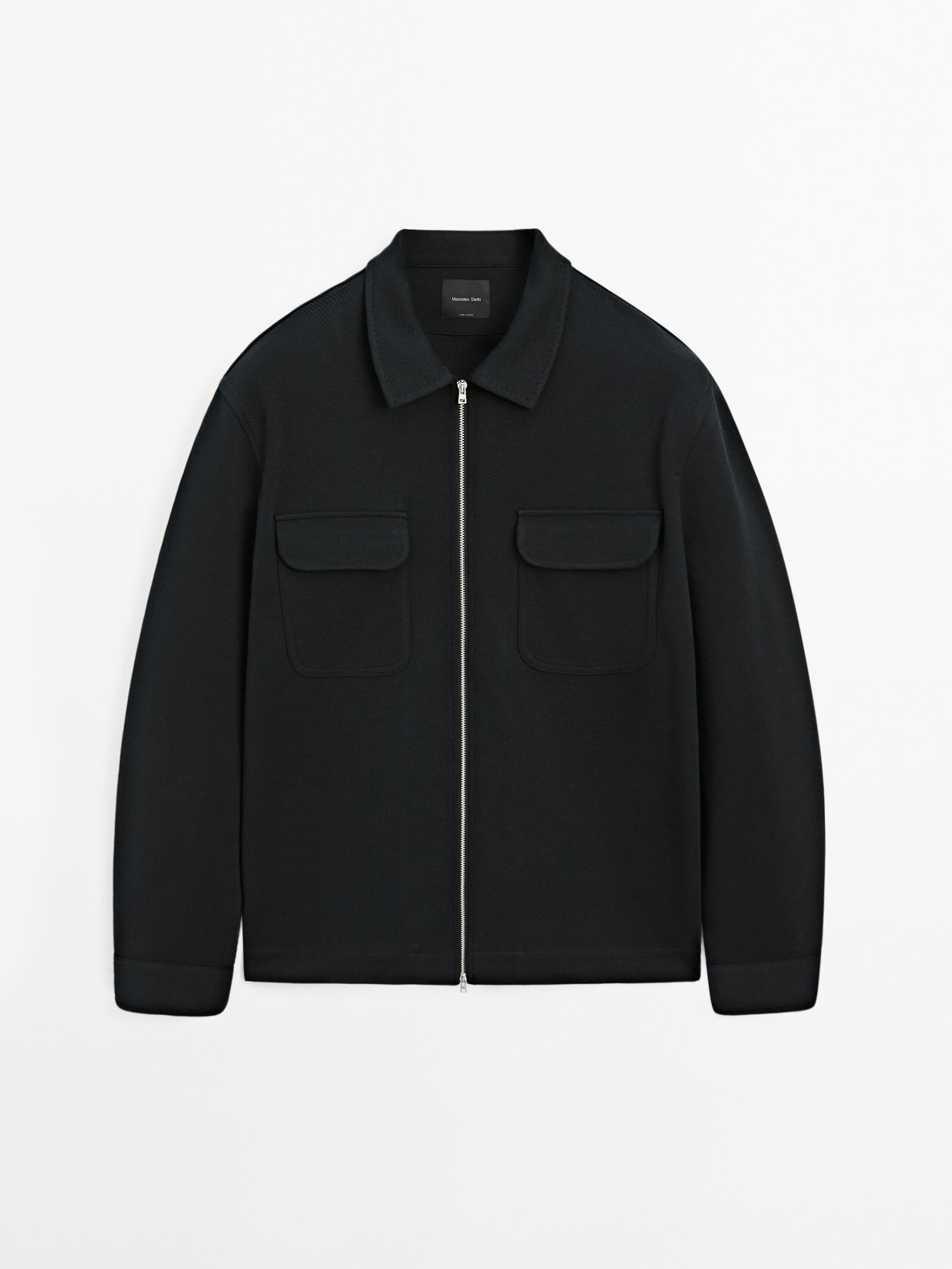 Jacke aus Baumwolltwill mit Taschen